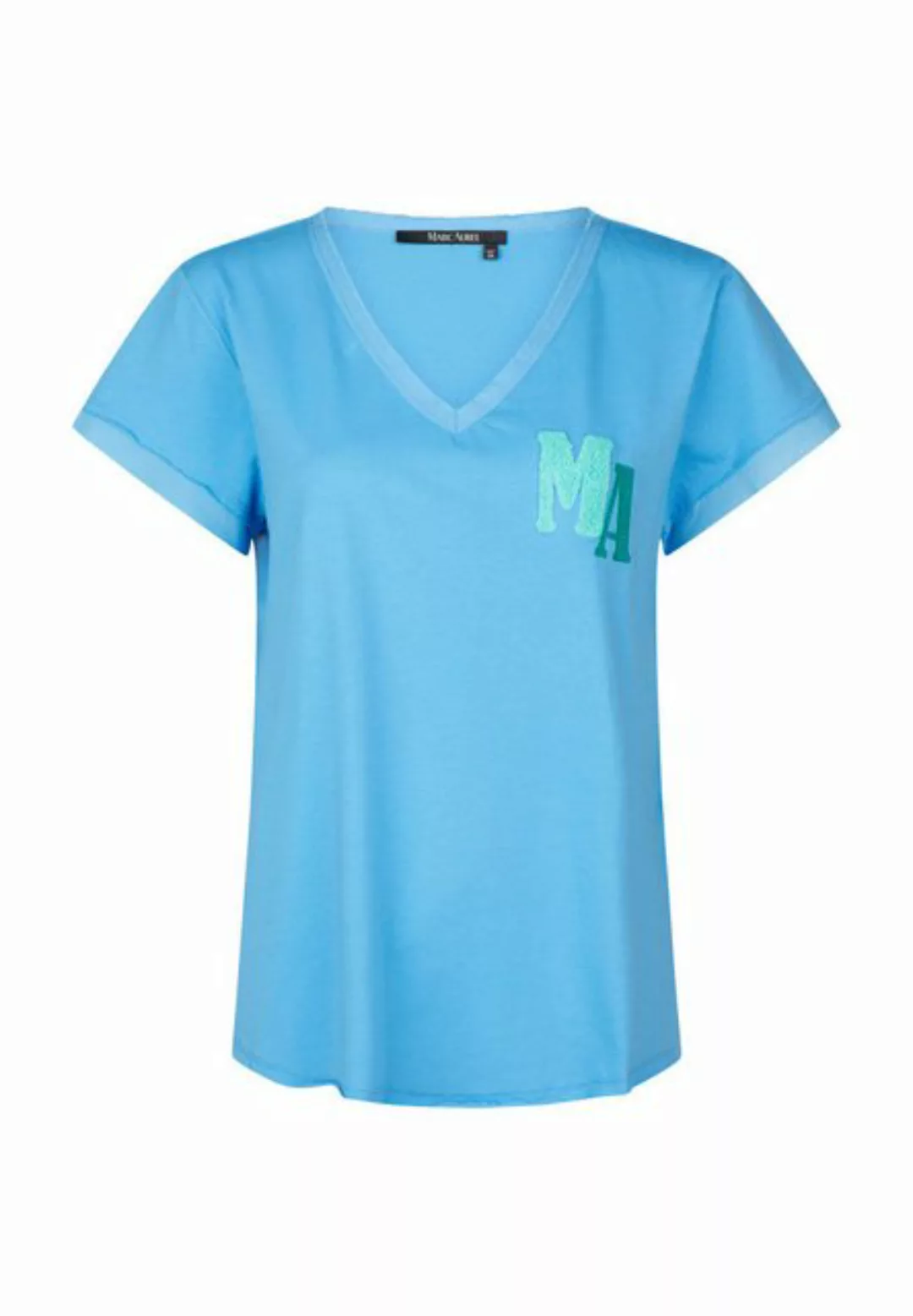 MARC AUREL T-Shirt mit Frottee-Applikation günstig online kaufen