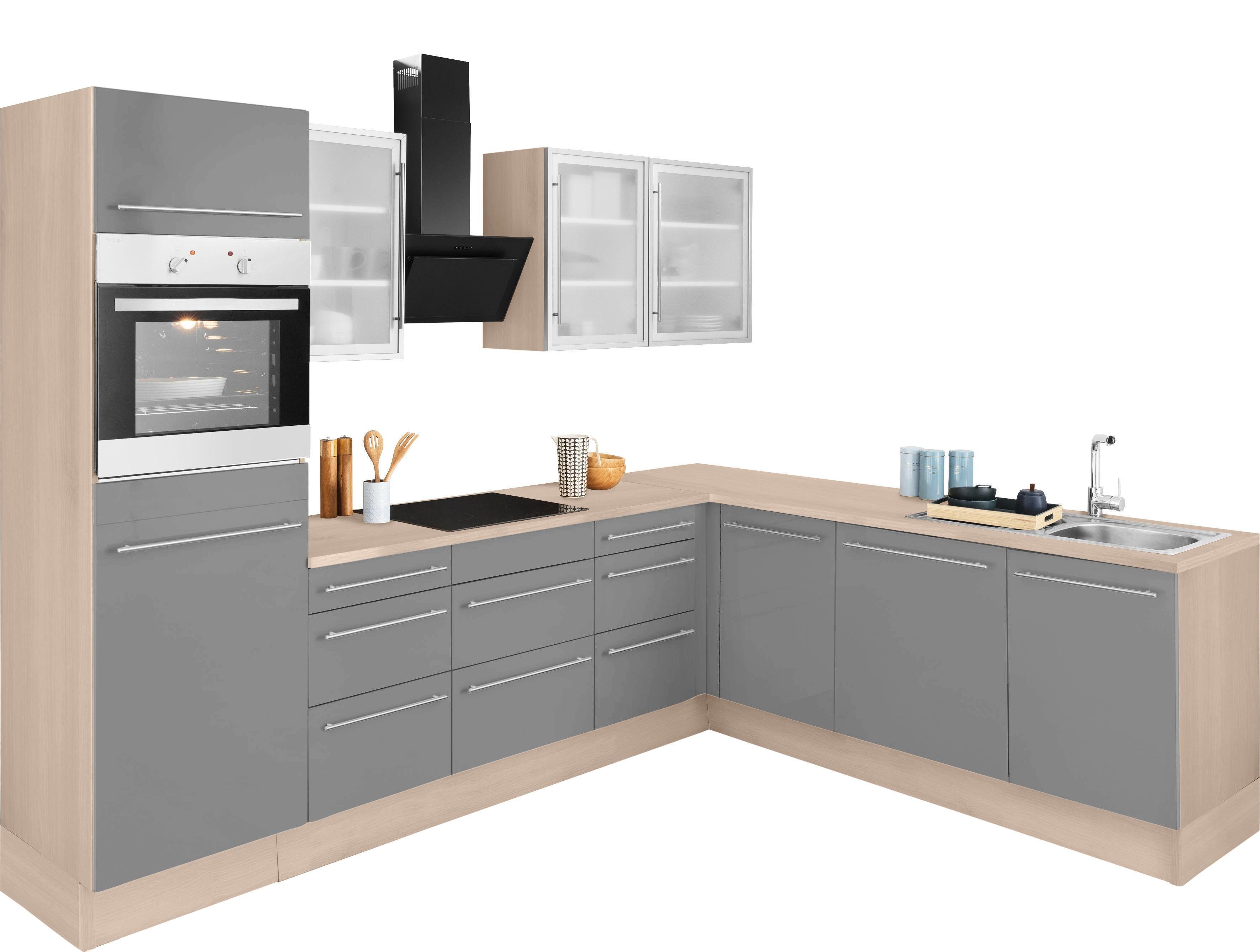 OPTIFIT Winkelküche "Bern", Stellbreite 285x225 cm, wahlweise mit E-Geräten günstig online kaufen