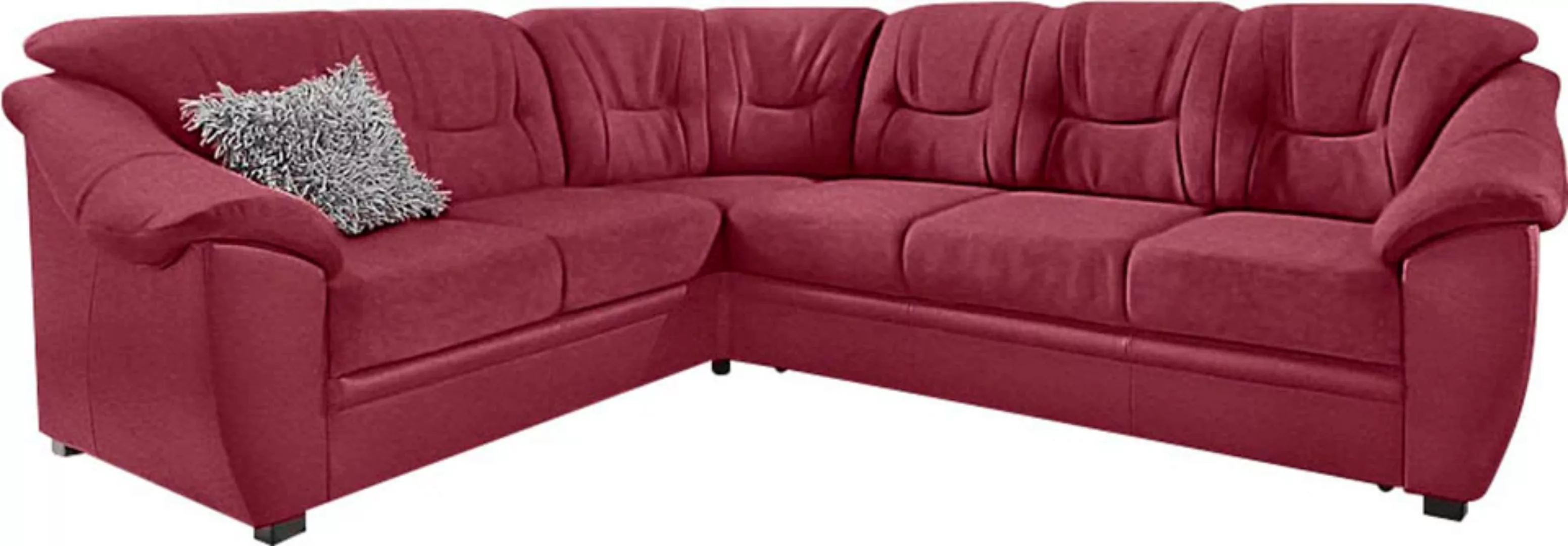 sit&more Ecksofa "Savona L-Form", wahlweise mit Bettfunktion, inklusive Fed günstig online kaufen