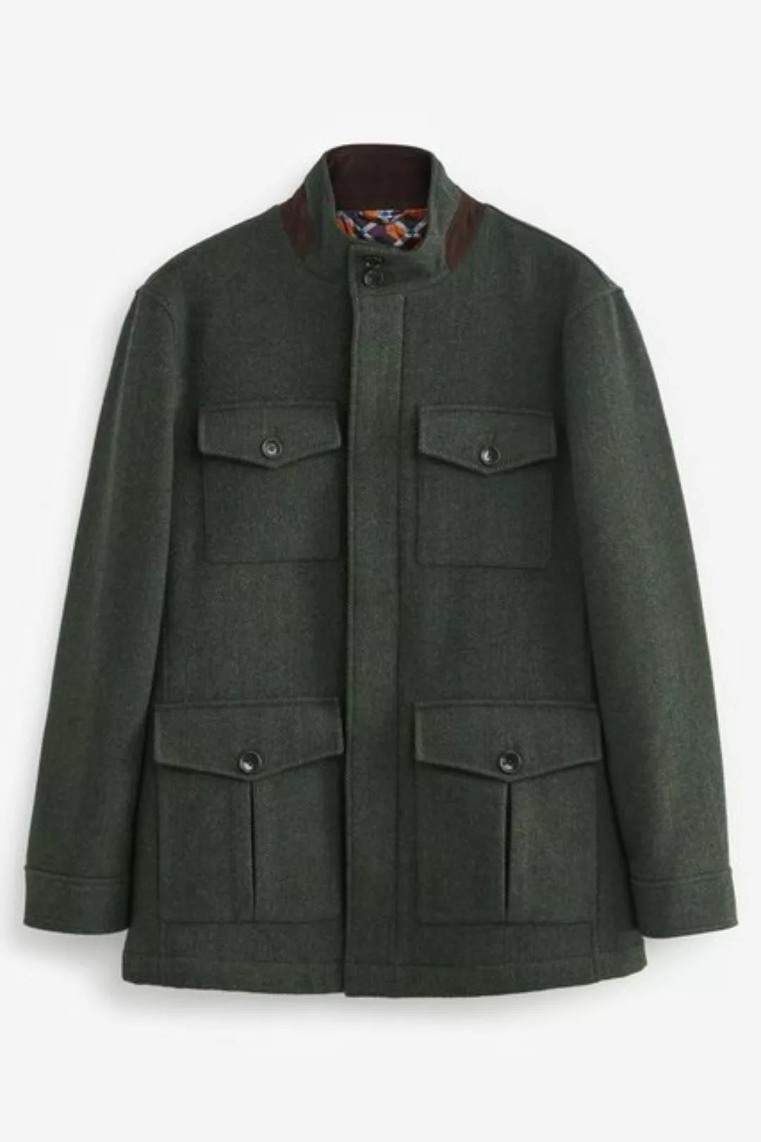 Next Kurzmantel Mantel mit vier Taschen und Trichterkragen (1-tlg) günstig online kaufen