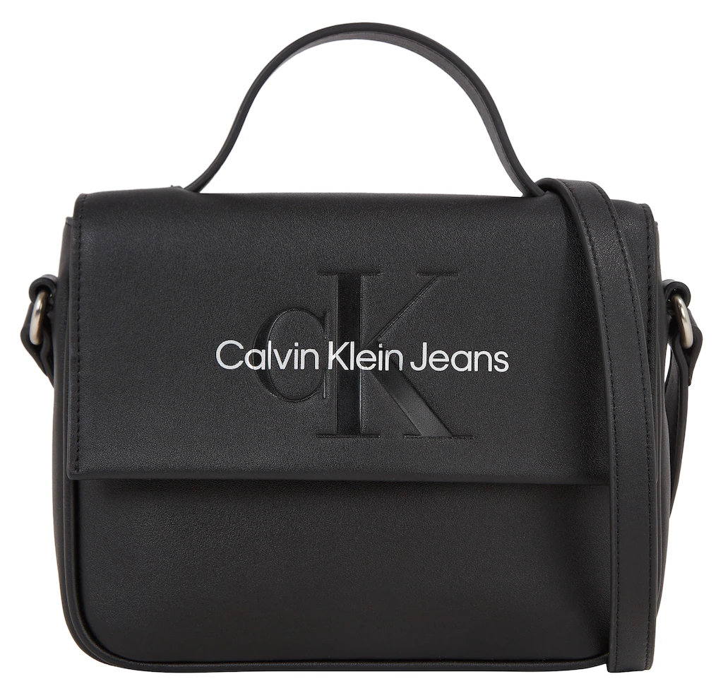 Calvin Klein Jeans Umhängetasche "SCULPTED BOXY FLAP CB20 MONO", im handlic günstig online kaufen