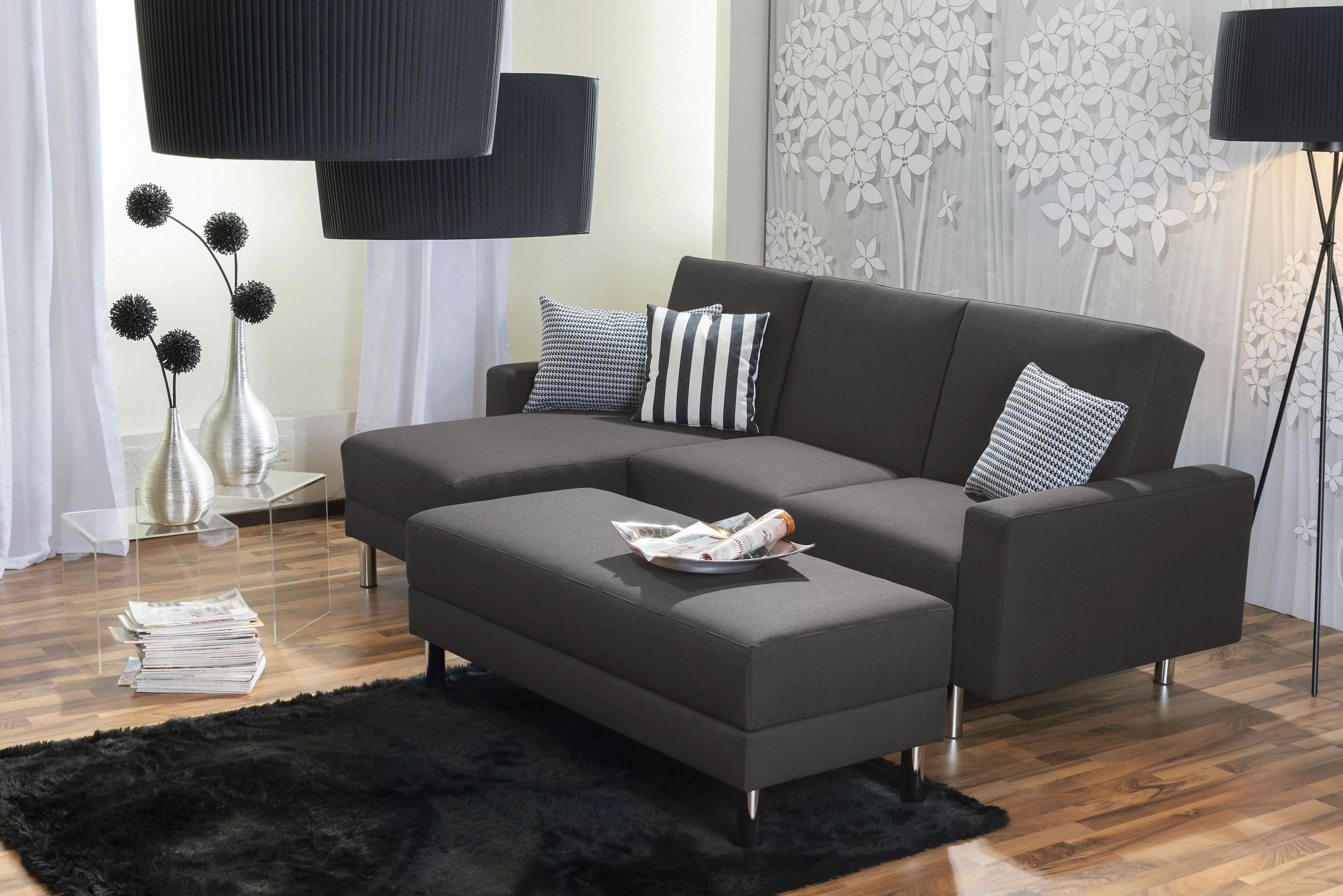 Max Winzer Schlafsofa "Just Fresh", Schlafsofa mit Recamiere, mit Rückenver günstig online kaufen