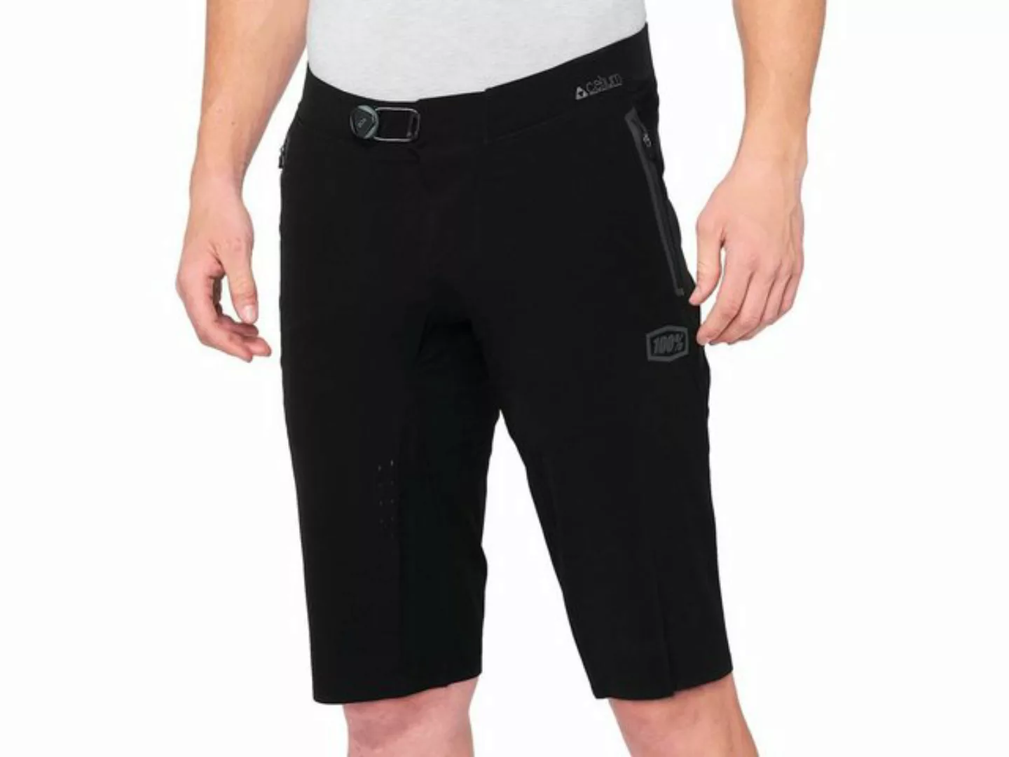 100% Fahrradhose 100% Celium Shorts - black 36" - XL günstig online kaufen