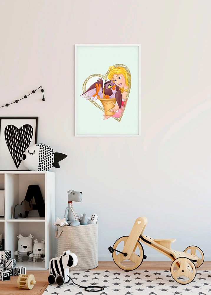 Komar Bild "Aurora & Owl", Disney, (1 St.), Wandbild zur Dekoration im Kind günstig online kaufen