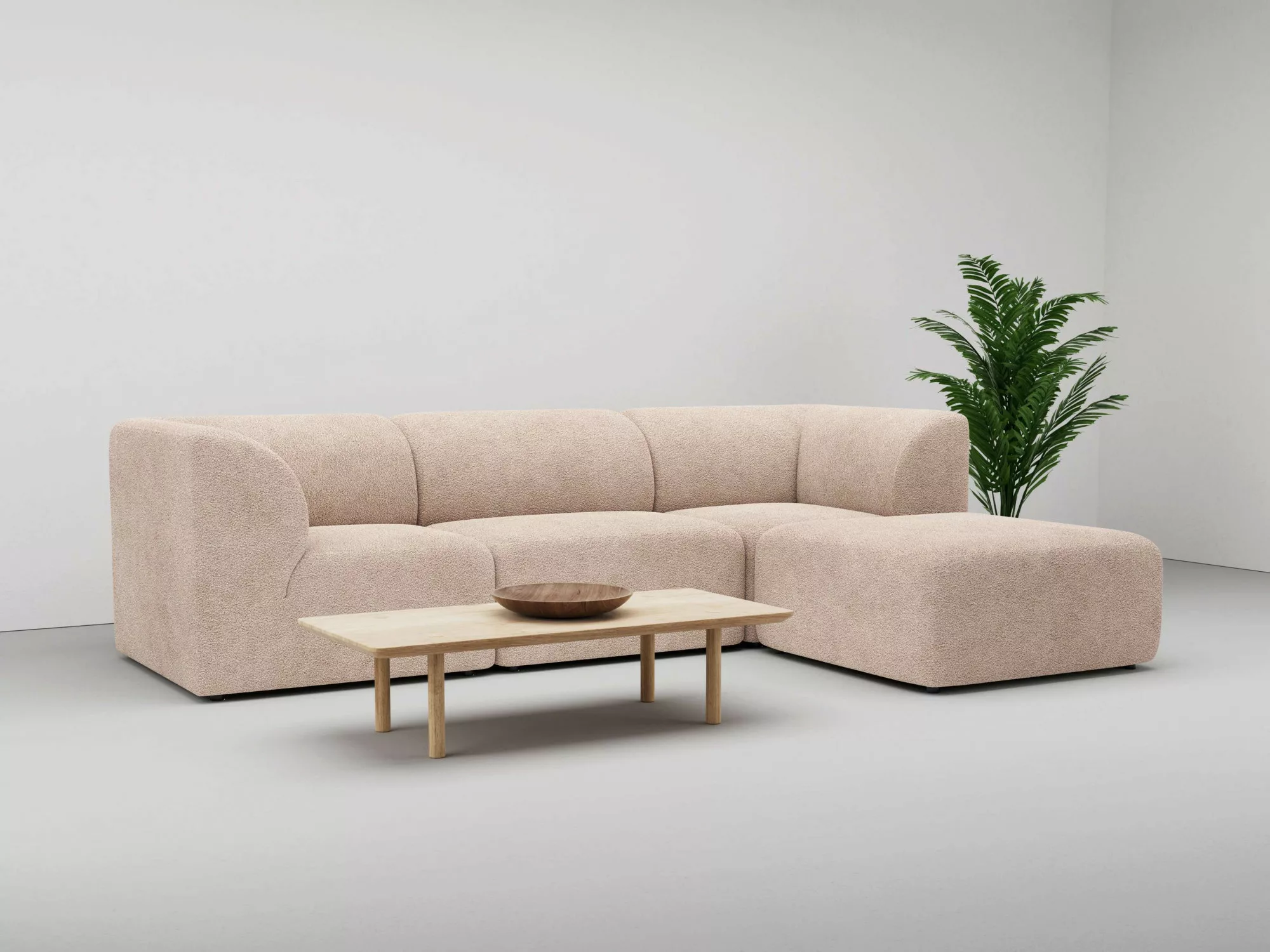 LeGer Home by Lena Gercke Ecksofa "Floria", Module unterschiedlich kombinie günstig online kaufen