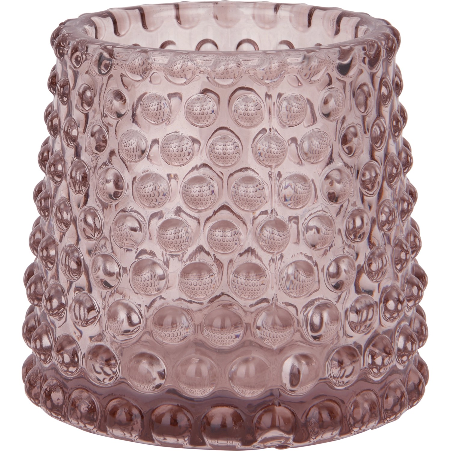 Teelichthalter Midnight Mystery Rosa Glas 7 cm x Ø 7 cm günstig online kaufen