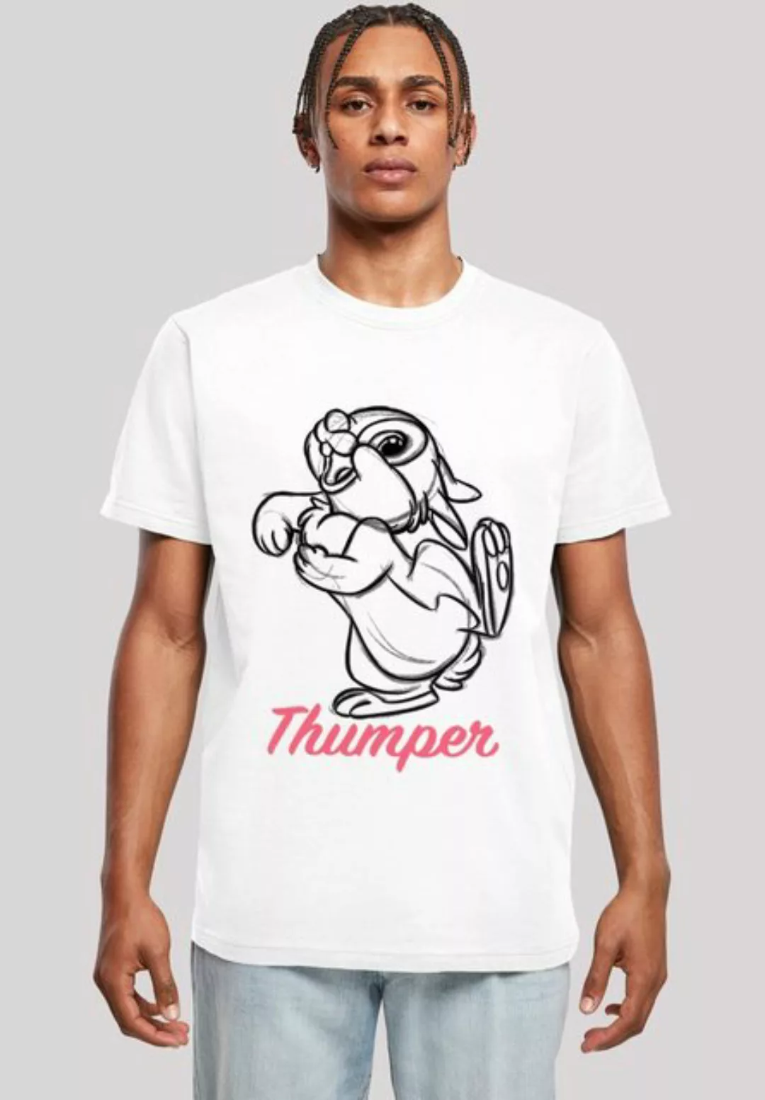 F4NT4STIC T-Shirt Disney Bambi Klopfer Line Zeichnung Herren,Premium Merch, günstig online kaufen