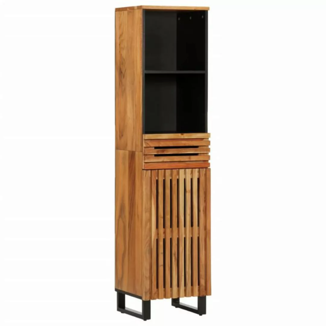 vidaXL Fächerschrank Sideboard 38x34x160 cm Massivholz Akazie (1-St) günstig online kaufen