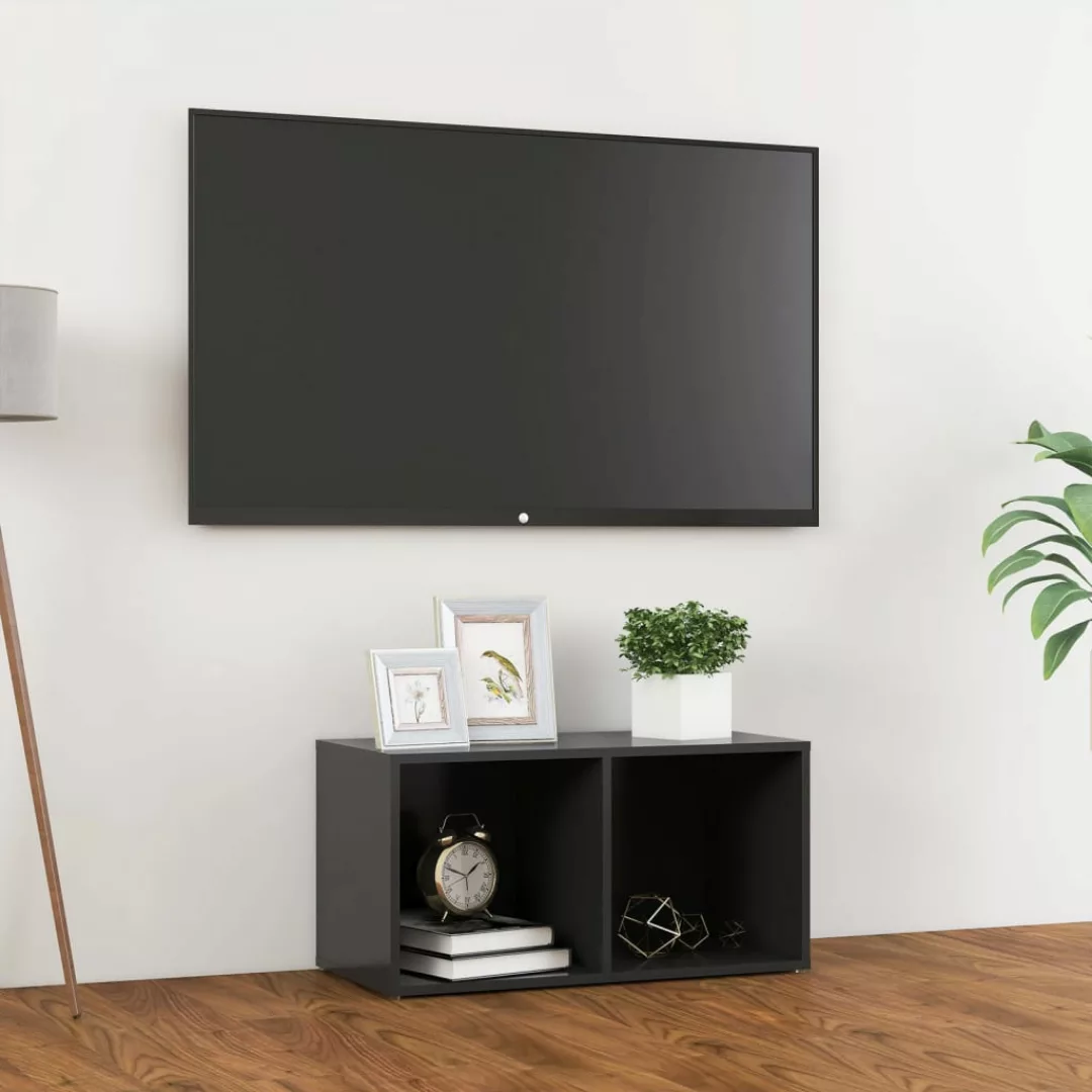 Tv-schrank Grau 72x35x36,5 Cm Spanplatte günstig online kaufen