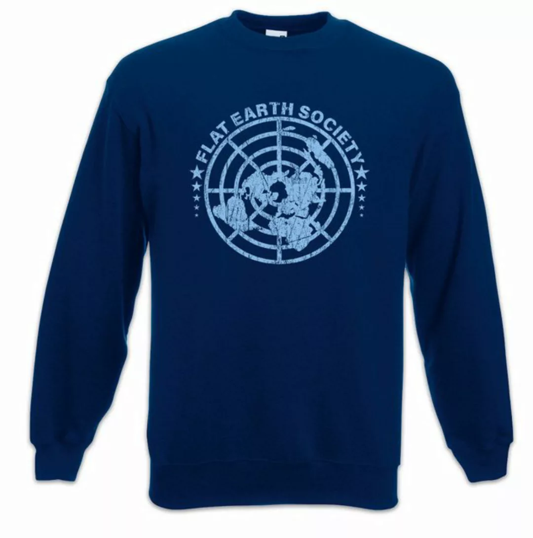 Urban Backwoods Sweatshirt Flat Earth Society Sweatshirt Symbol Sign Logo F günstig online kaufen