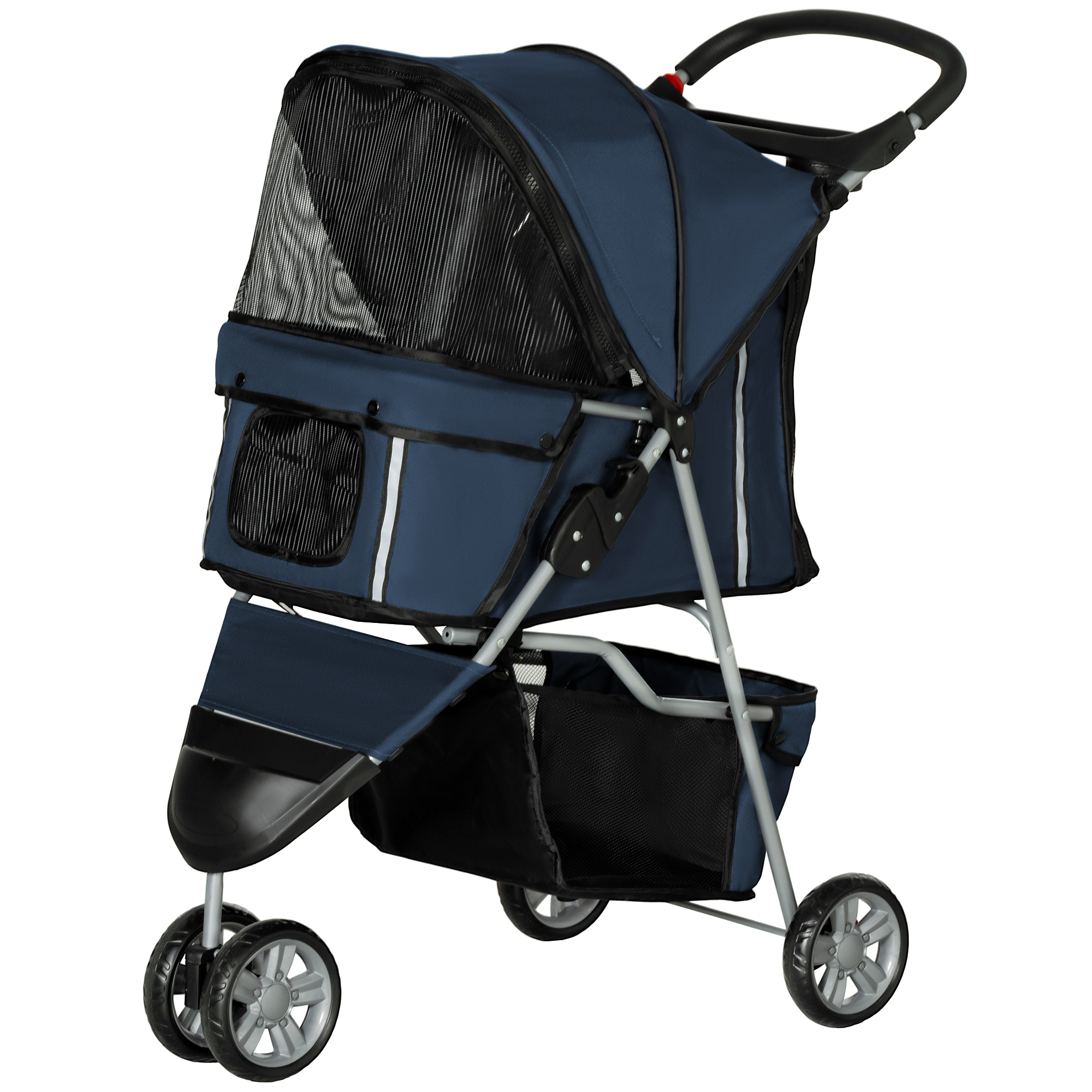 PawHut Hundekinderwagen zusammenklappbarer Buggy, faltbarer Wagen für Hunde günstig online kaufen