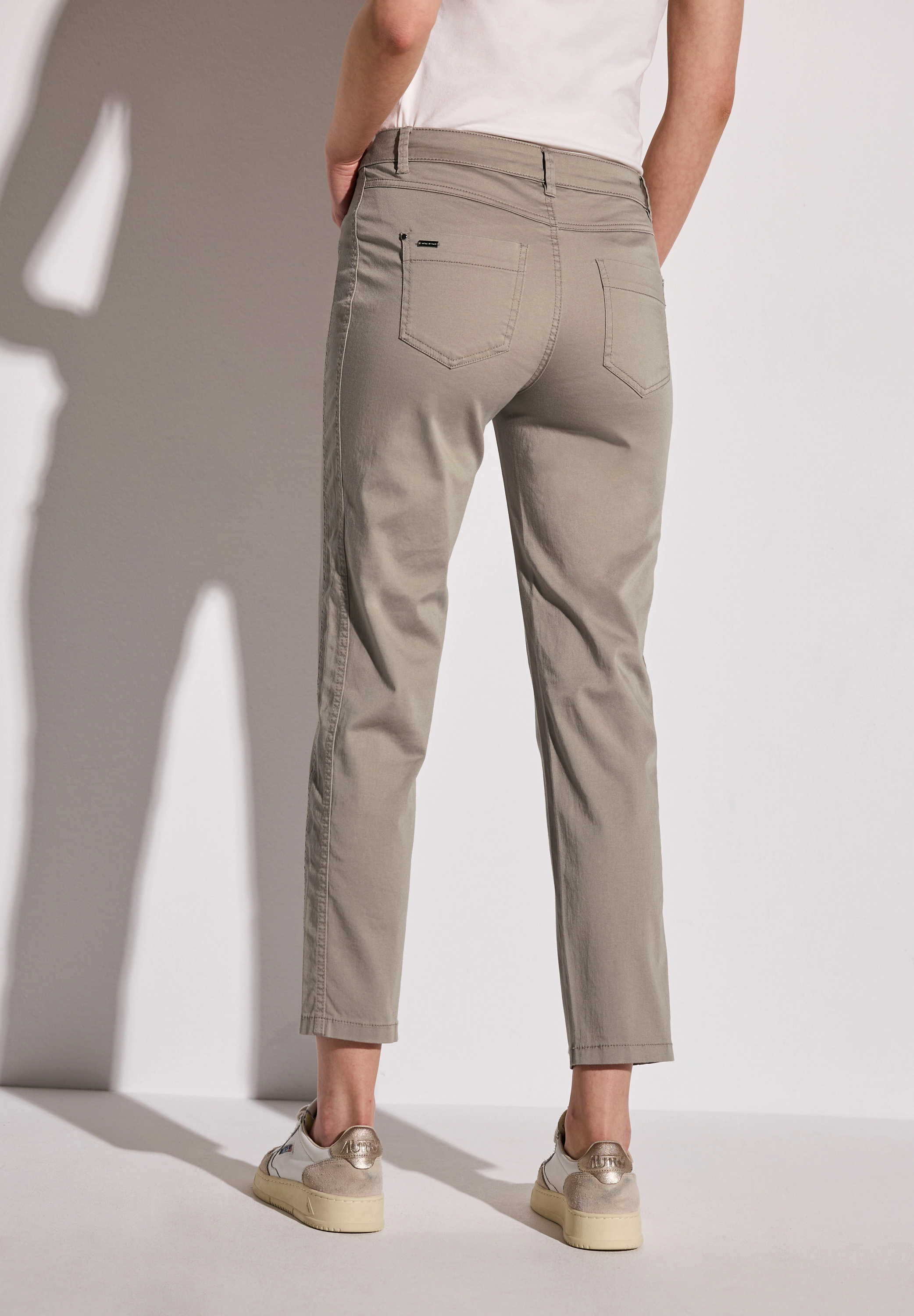 STREET ONE Stoffhose, aus Baumwolle mit Stretchanteil günstig online kaufen