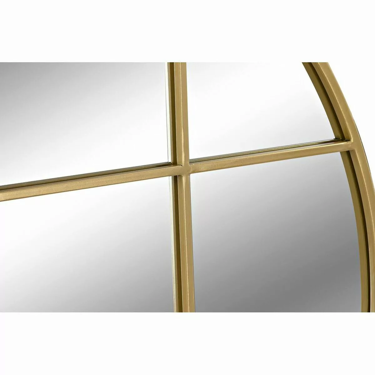 Wandspiegel Dkd Home Decor Kristall Golden Fenster Eisen (80 X 2,5 X 80 Cm) günstig online kaufen