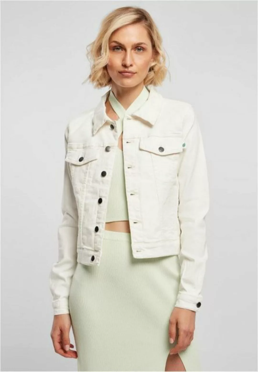 URBAN CLASSICS Jeansjacke Urban Classics Damen Ladies Organic Denim Jacket günstig online kaufen
