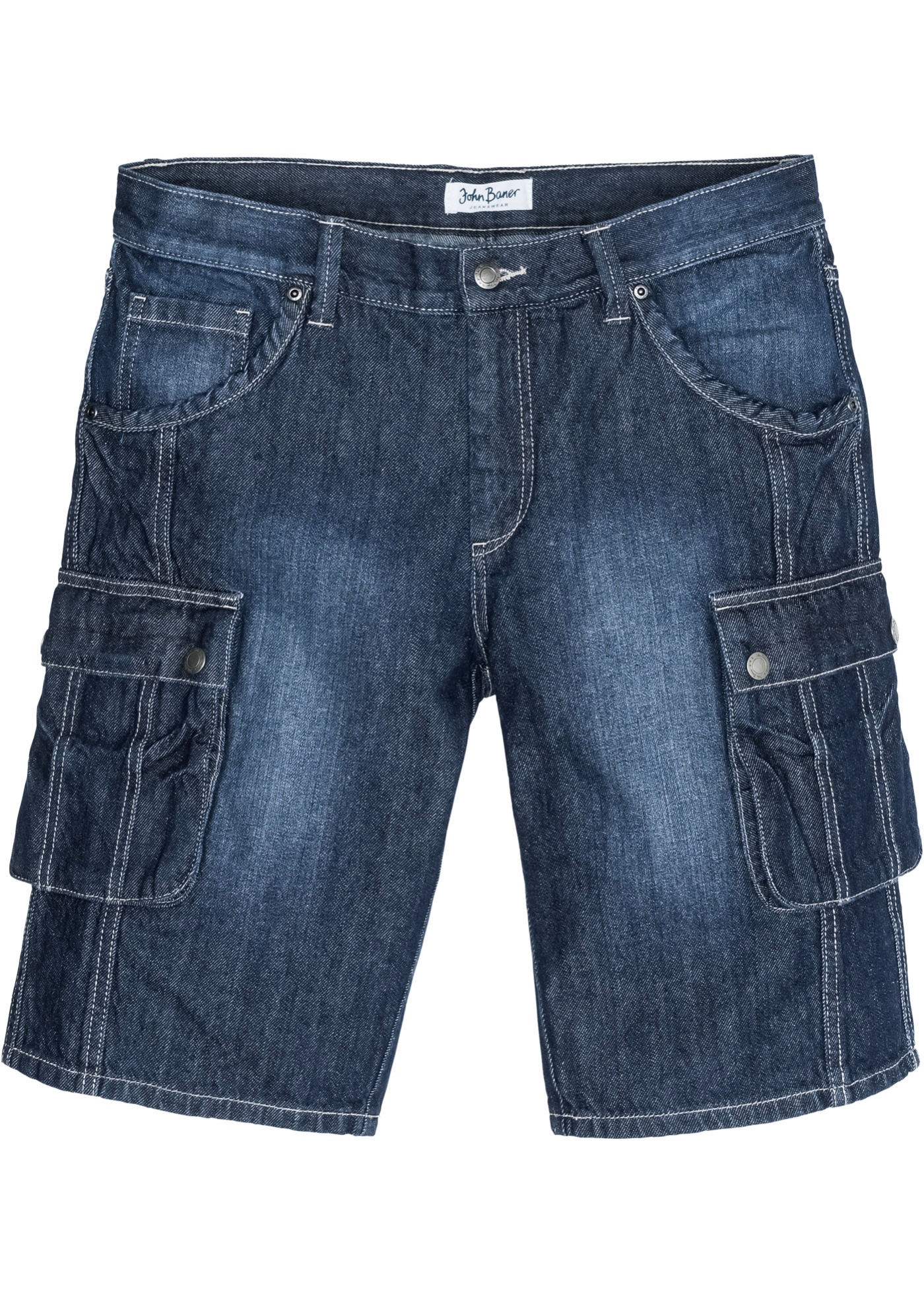 Cargo-Jeans-Bermuda Regular Fit günstig online kaufen