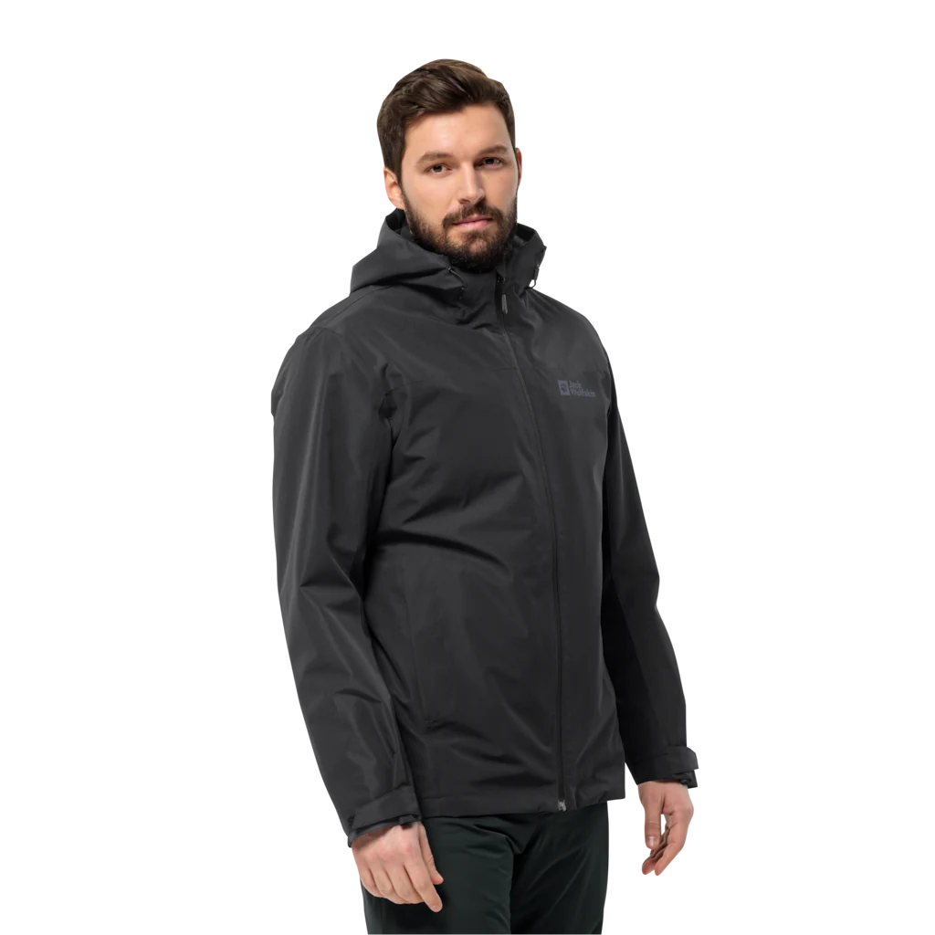 Jack Wolfskin 3-in-1-Funktionsjacke "TAUBENBERG 3IN1 JKT M", mit Kapuze, Wa günstig online kaufen