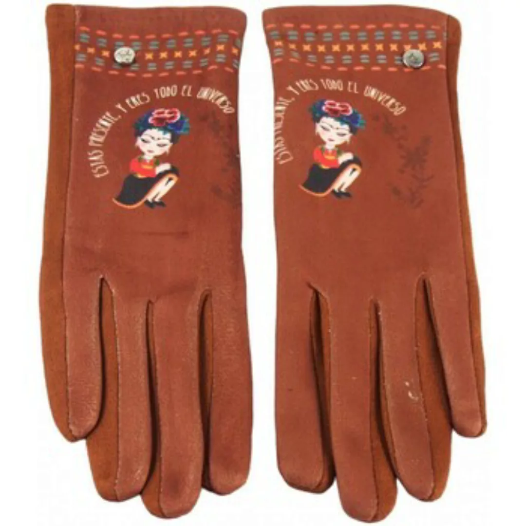 Frida Kahlo  Handschuhe Damenaccessoires k0350 Leder günstig online kaufen