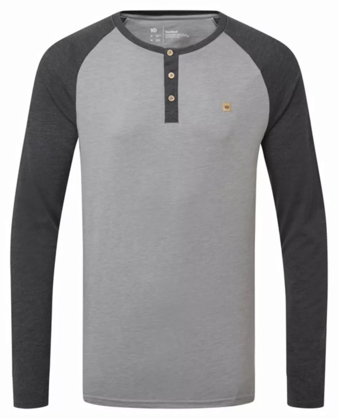 tentree Longsleeve Henley Classic LS grau günstig online kaufen