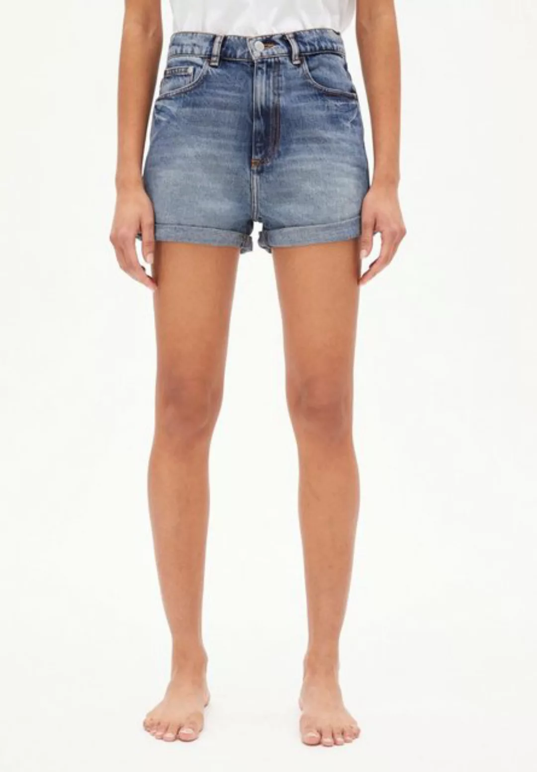 Armedangels Shorts SILVAA Damen Denim Shorts aus Bio-Baumwolle (1-tlg) günstig online kaufen