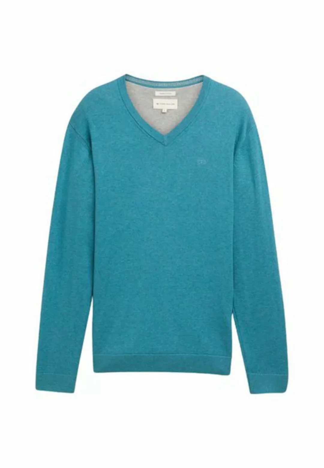 TOM TAILOR Strickpullover Pullover Strickpullover V-Neck (1-tlg) günstig online kaufen