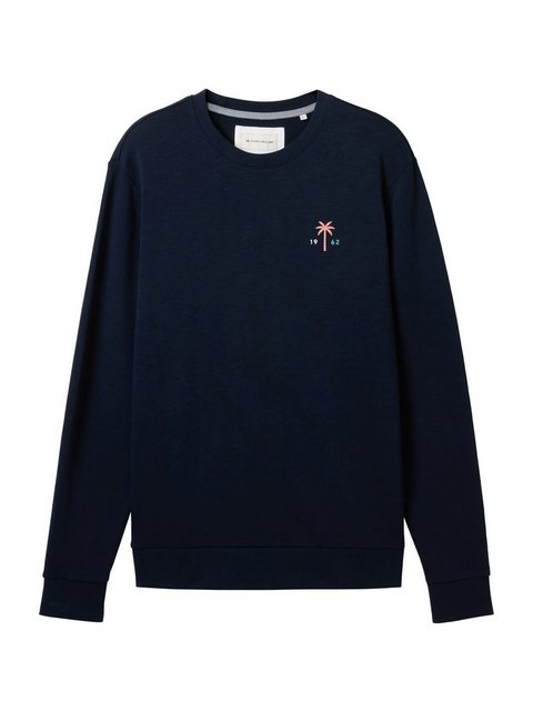 TOM TAILOR Sweatshirt Sweatshirt mit Stickerei günstig online kaufen