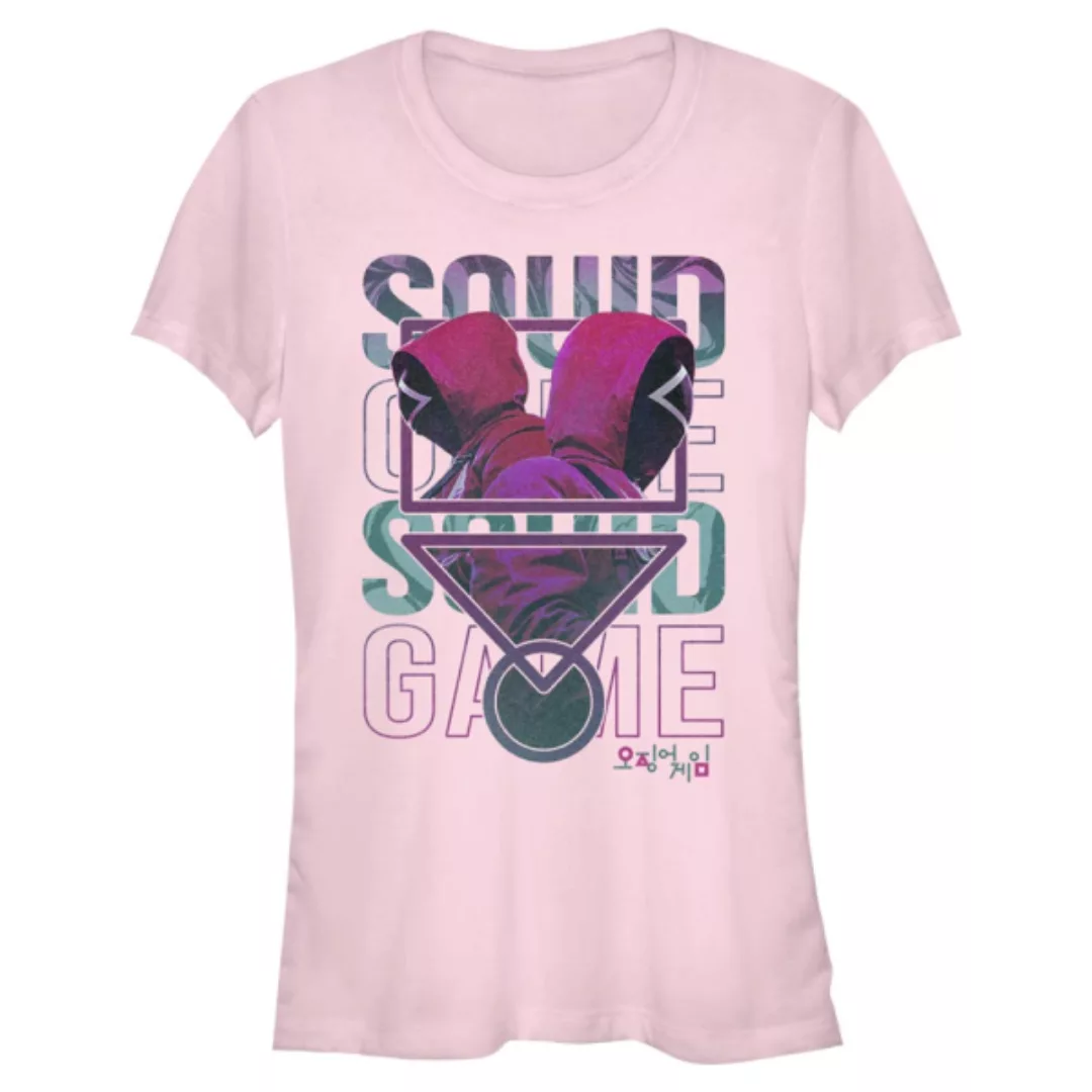Netflix - Squid Game - Guard Symbol With Stacks - Frauen T-Shirt günstig online kaufen