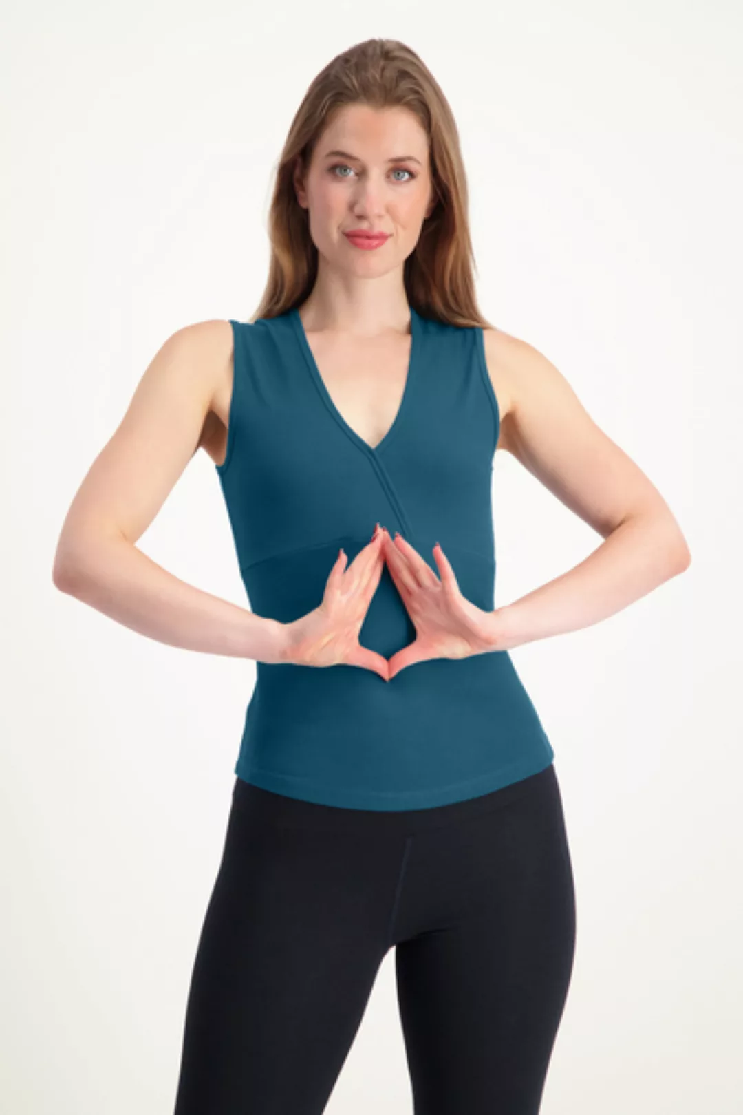 Yoga Top Namaste Mit V-ausschnitt – Bio-baumwolle günstig online kaufen