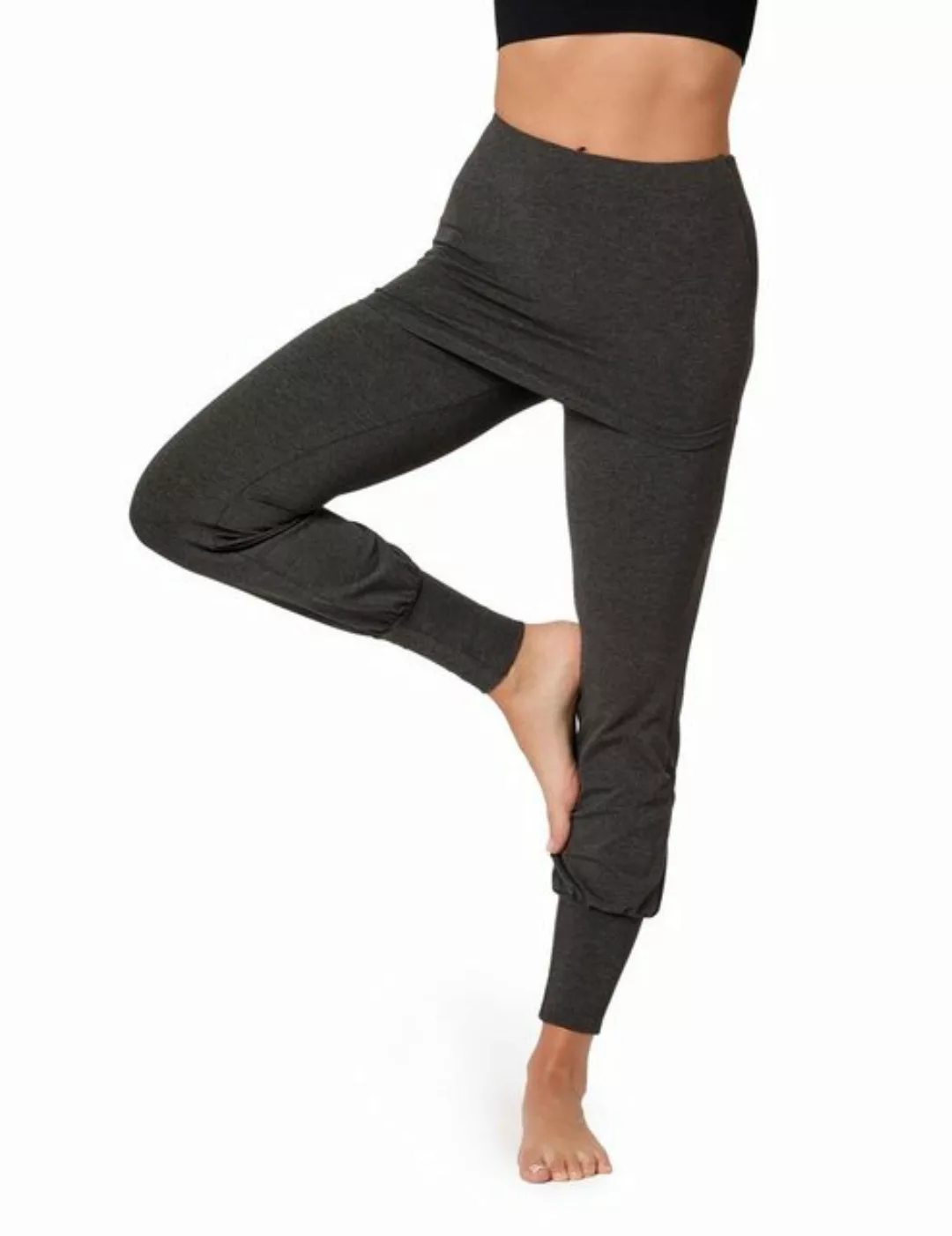 Bellivalini Leggings Damen Yogahose mit Rock Lang Trainingshose BLV50-275 ( günstig online kaufen