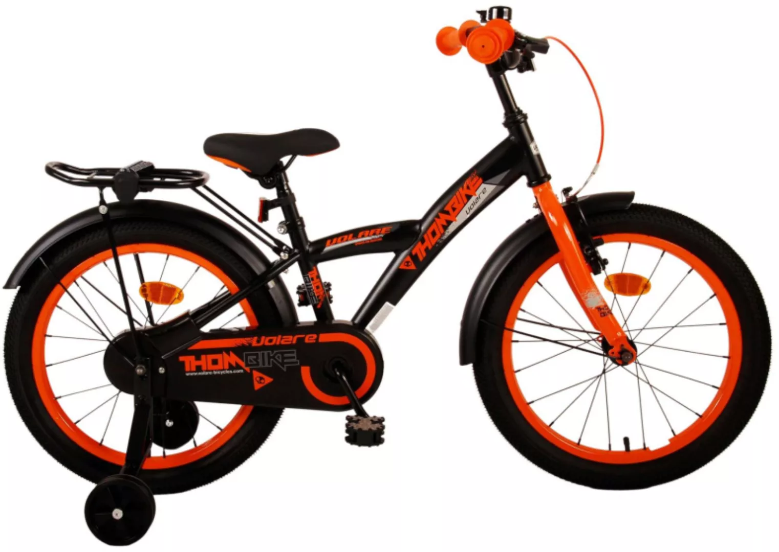 Thombike 18 Zoll 24 Cm Jungen Rücktrittbremse Schwarz/orange günstig online kaufen