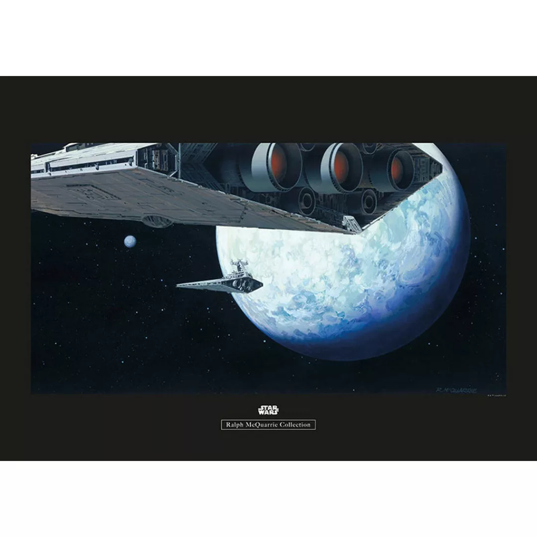 Komar Wandbild Star Wars Classic RMQ Hoth Orbit Star Wars B/L: ca. 70x50 cm günstig online kaufen