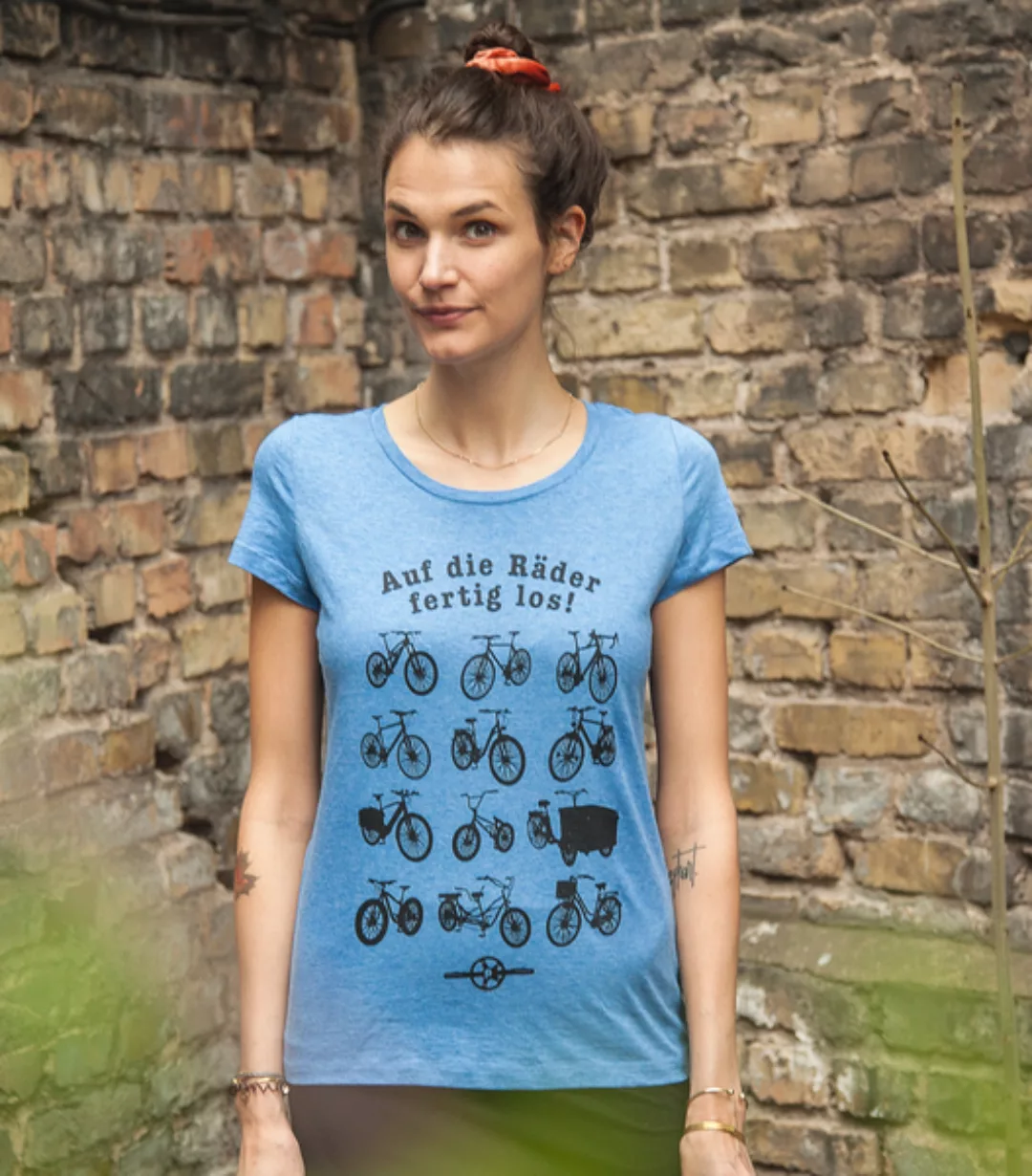 Päfjes - Auf Die Räder Fertig Los! - Fair Wear Frauen T-shirt günstig online kaufen