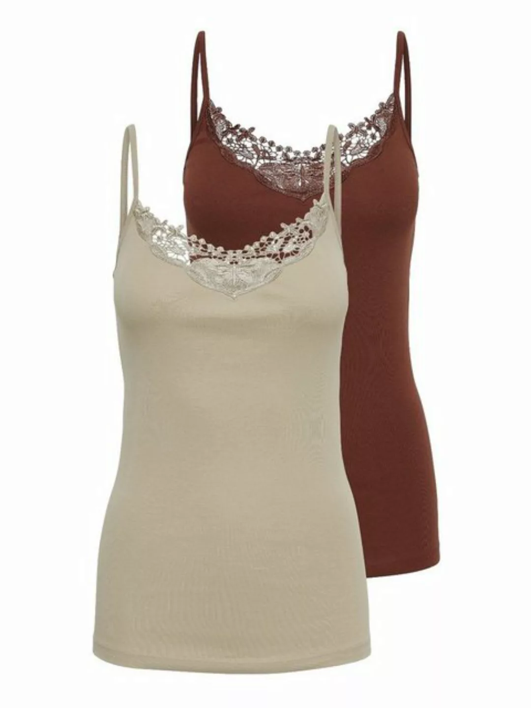 ONLY Spitzentop ONLKIRA LACE SINGLET 2PACK NOOS (2er-Pack) günstig online kaufen