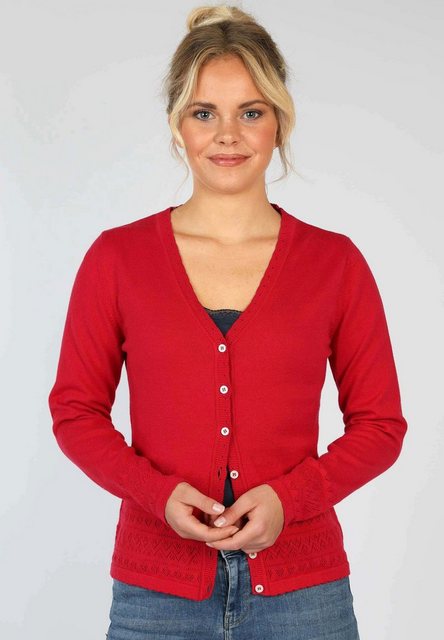 Sorgenfri Sylt Strickjacke Amily Ajour-Strickdetails günstig online kaufen