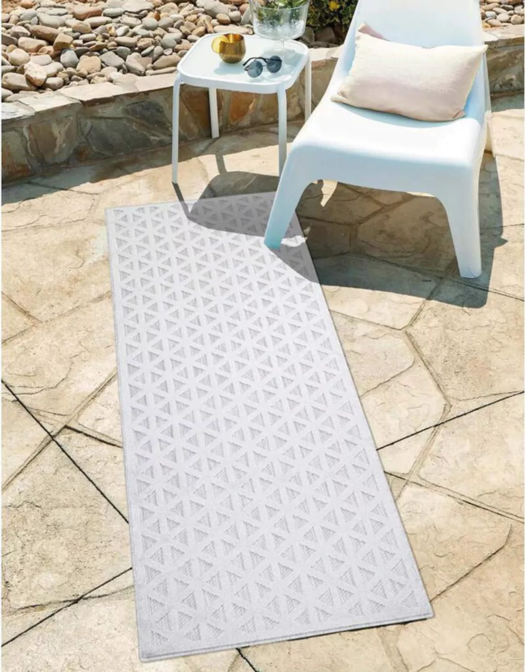 Carpet City Teppich »In-& Outdoorteppich Santorini 446, 3D-Effekt, Geo-Must günstig online kaufen