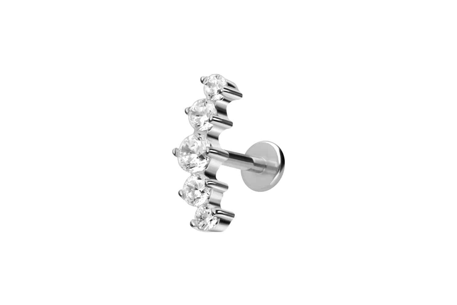 PIERCINGLINE Piercing-Set Titan Labret mit Innengewinde günstig online kaufen