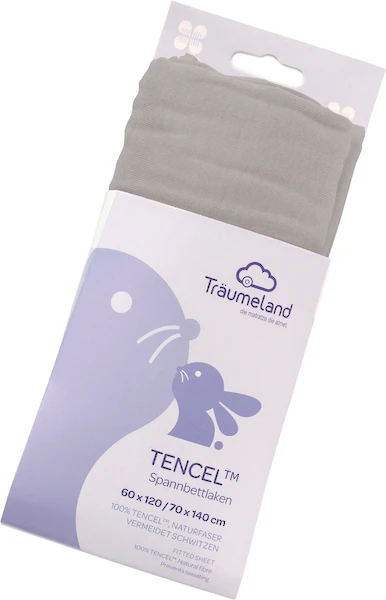 Träumeland Bettlaken »hochwertiges Spannbetttuch aus Tencel®« günstig online kaufen