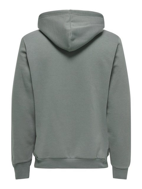 ONLY & SONS Hoodie Weicher Kapuzen Pullover Basic Hoodie ONSCERES 5425 in G günstig online kaufen