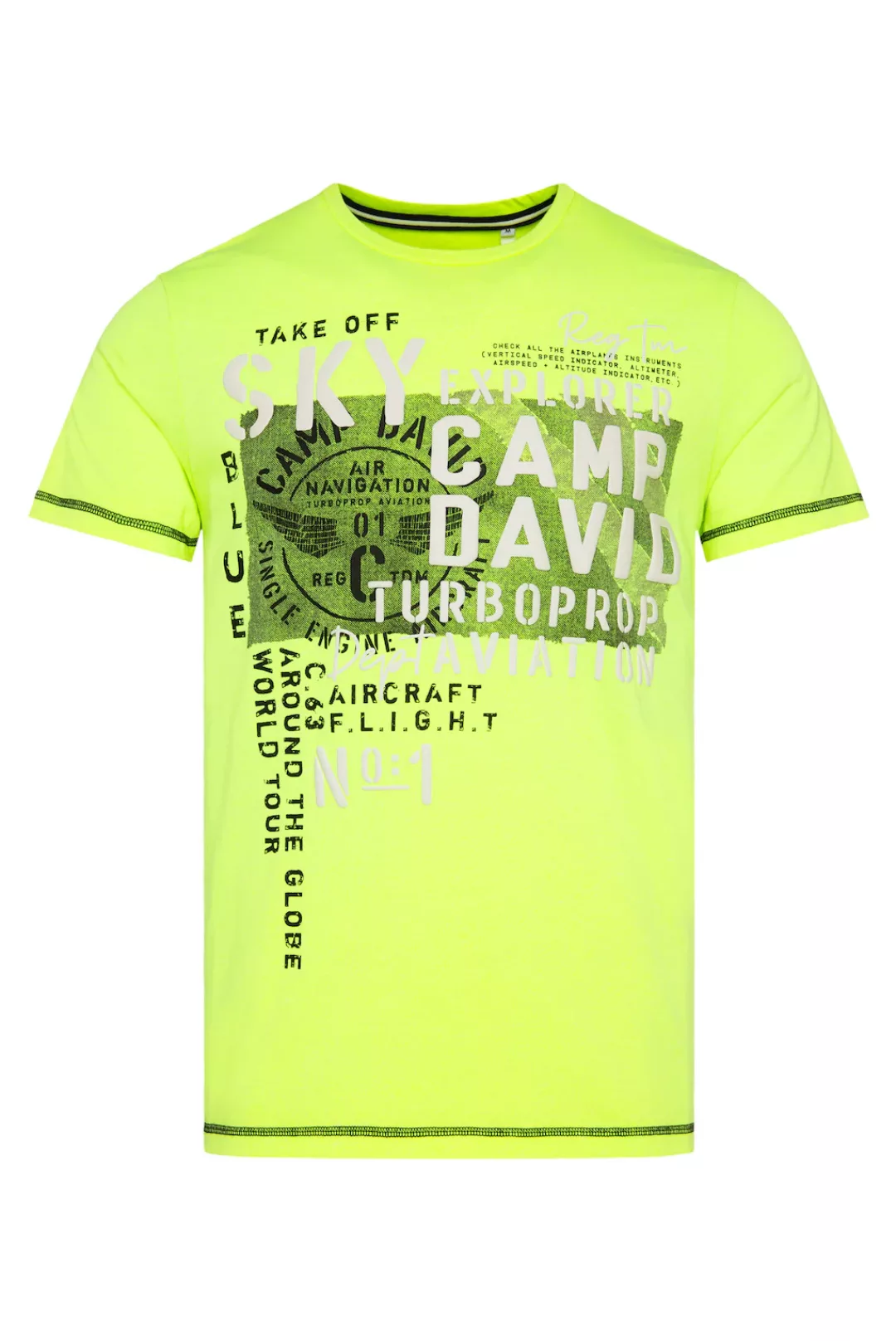 CAMP DAVID Rundhalsshirt, aus Baumwolle günstig online kaufen