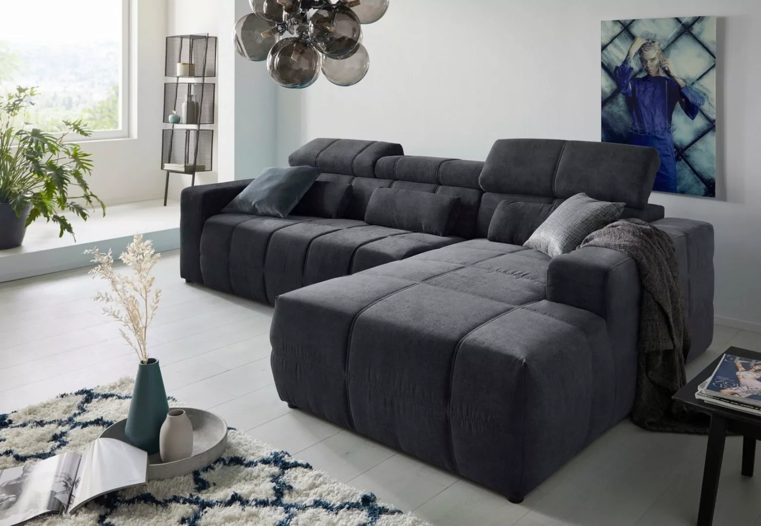 DOMO collection Ecksofa Brandon große Ausführung B/T/H: 289/177/80 cm, auch günstig online kaufen