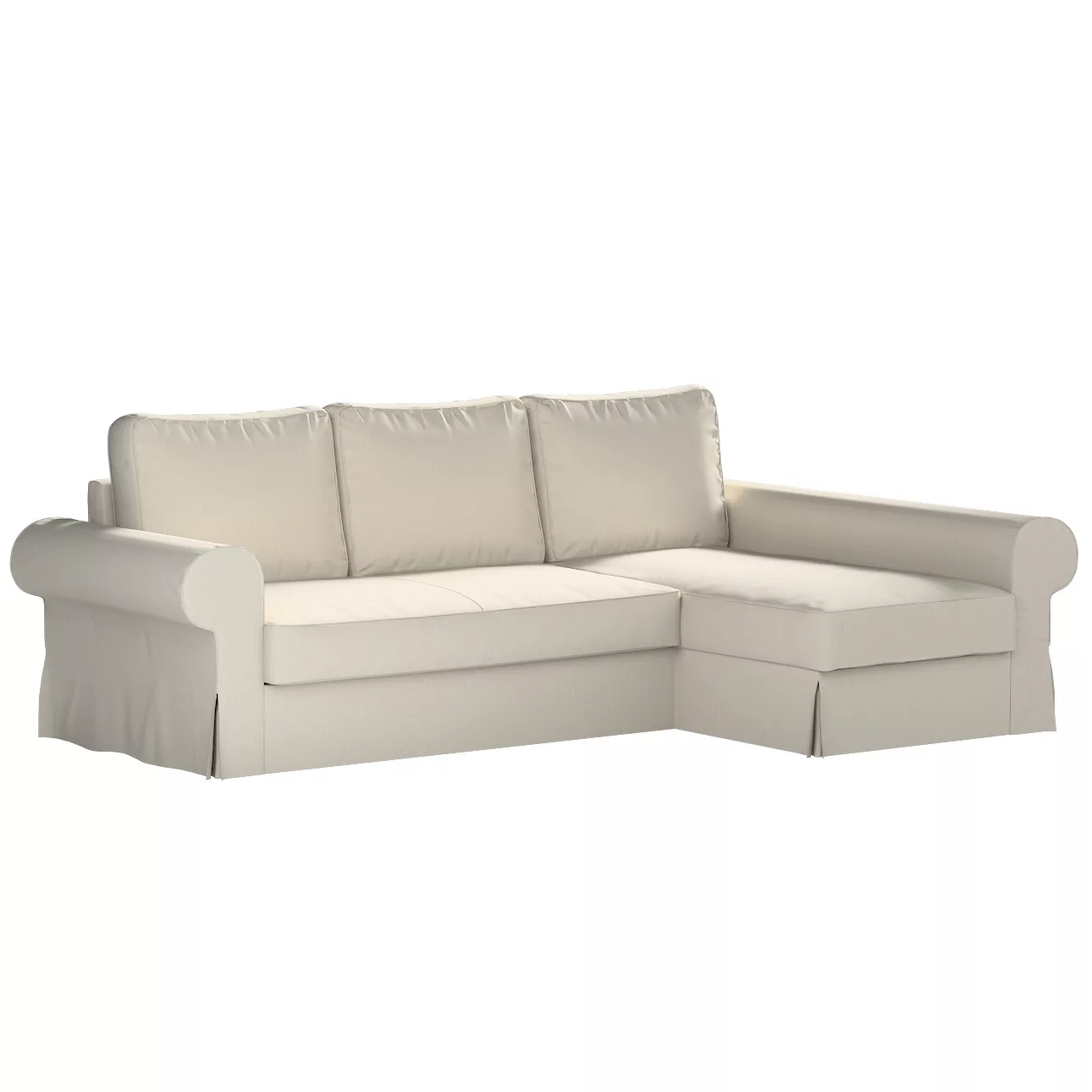 Bezug für Backabro Bettsofa / Recamiere, hellbeige, Bezug für Bettsofa Back günstig online kaufen