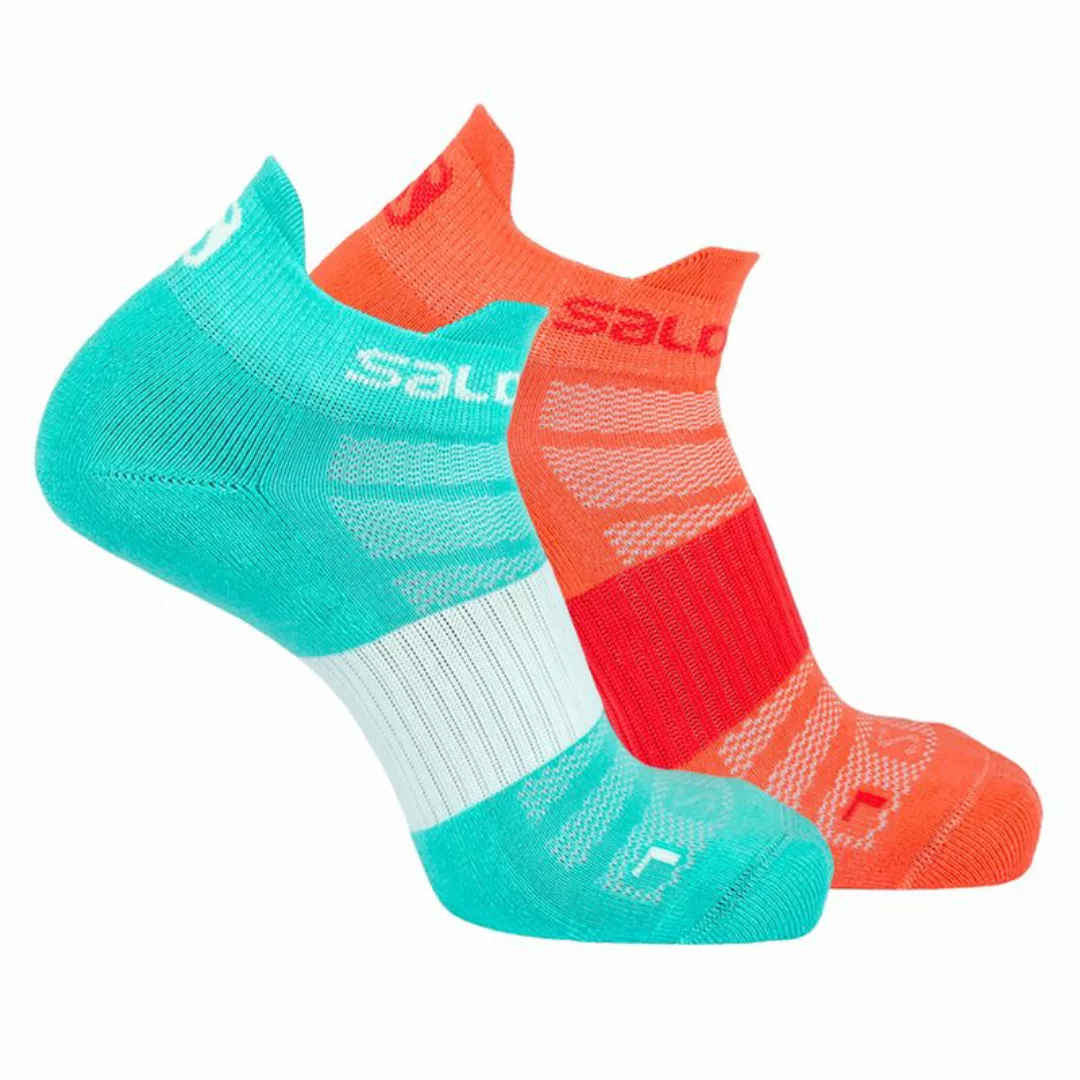 Salomon 2 PAAR Lauf-Socken Unisex - RUNNING SENSE 2 PACK, Ankle Sneaker Soc günstig online kaufen