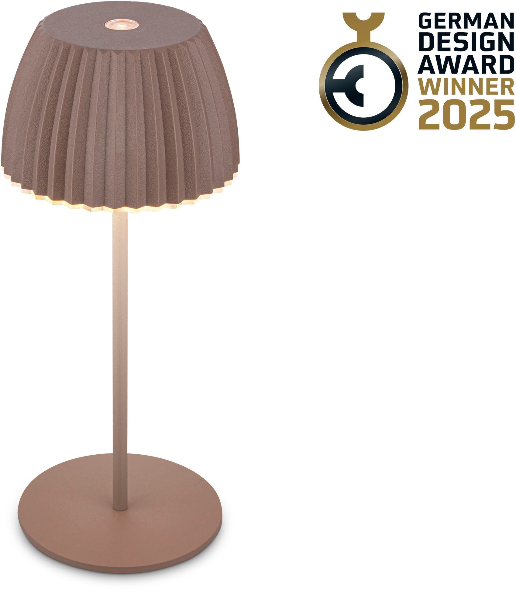 Briloner Leuchten LED Tischleuchte Riffle Tischlampe günstig online kaufen