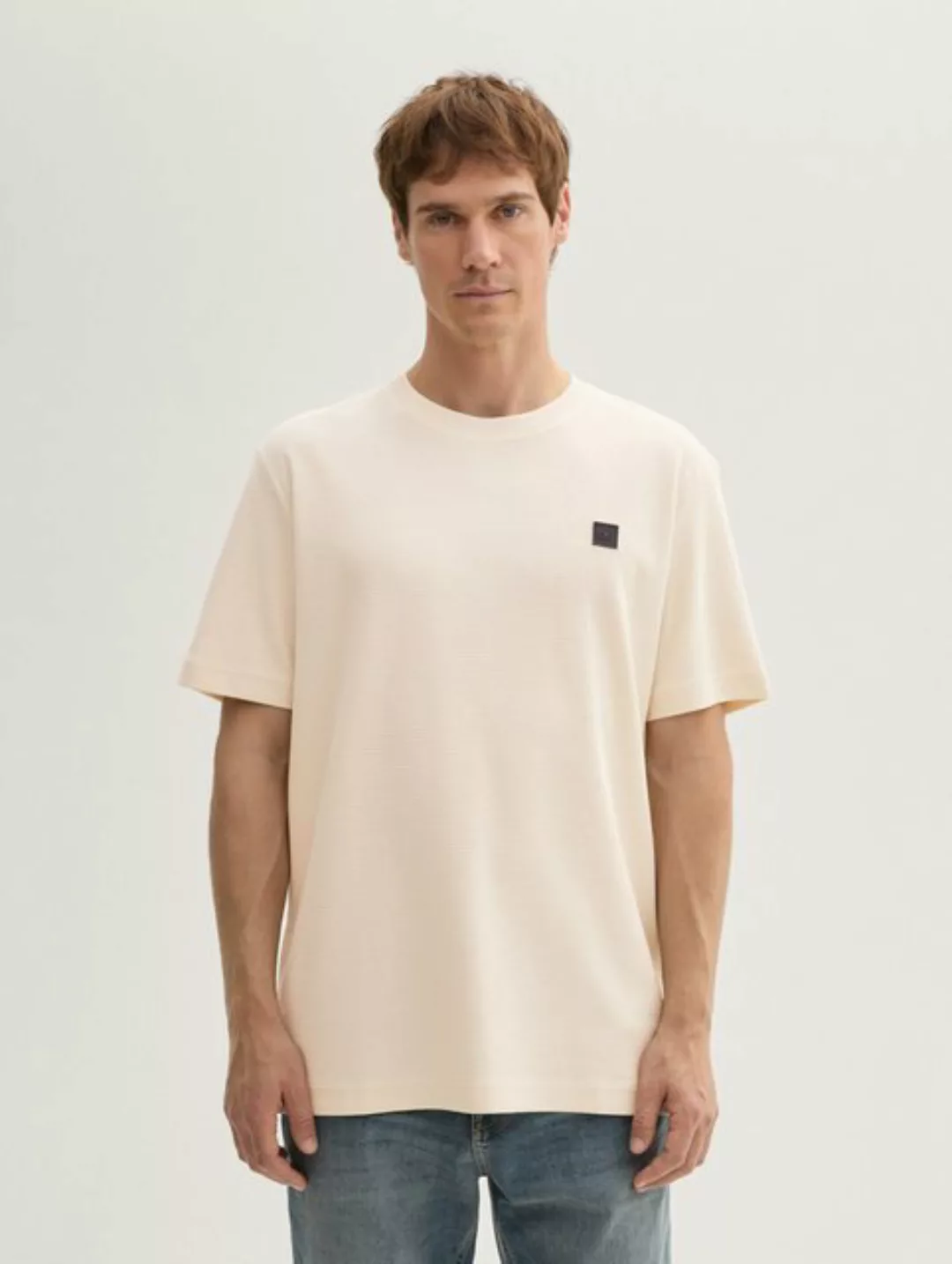 TOM TAILOR T-Shirt Geripptes Basic T-Shirt günstig online kaufen