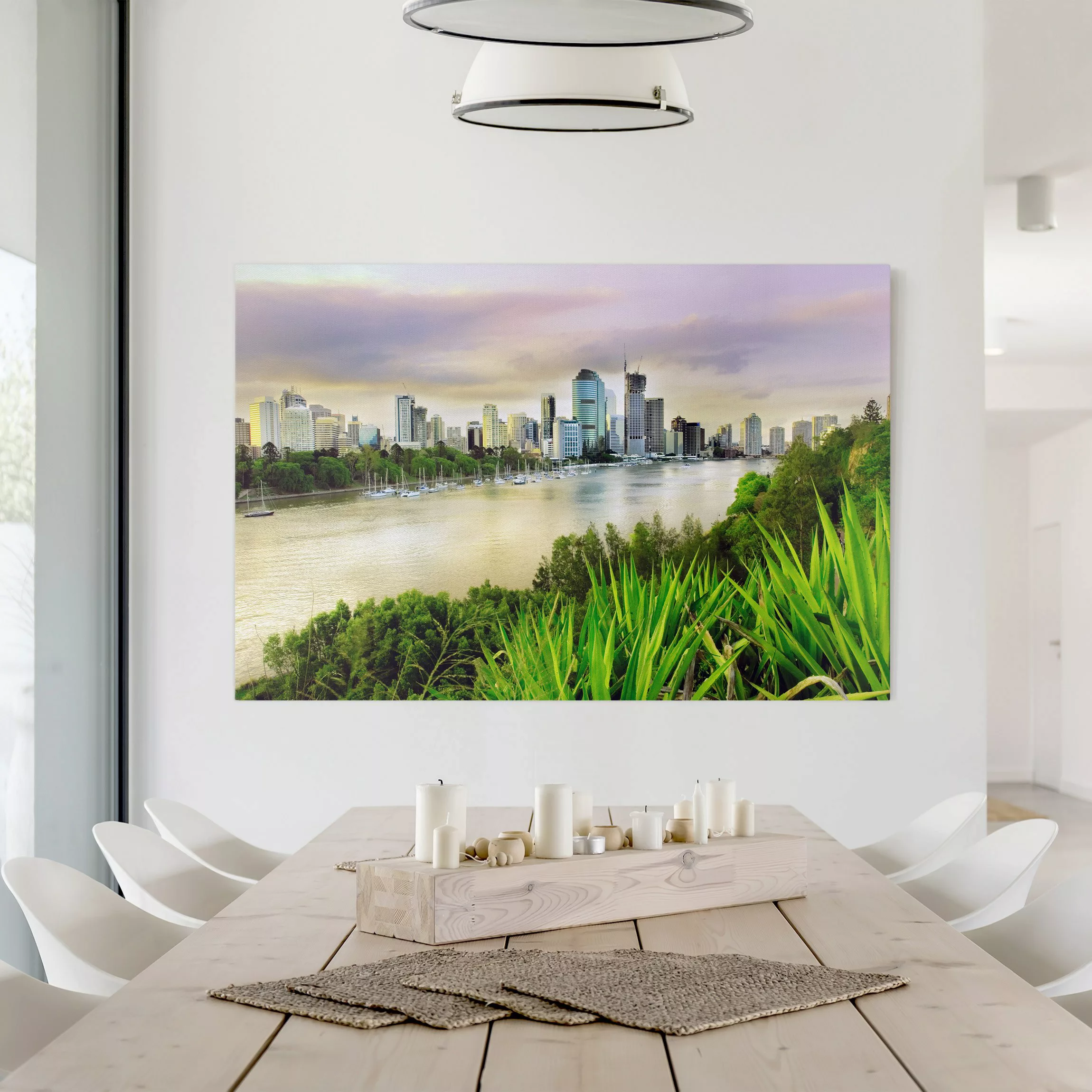 Leinwandbild Architektur & Skyline - Querformat Brisbane günstig online kaufen