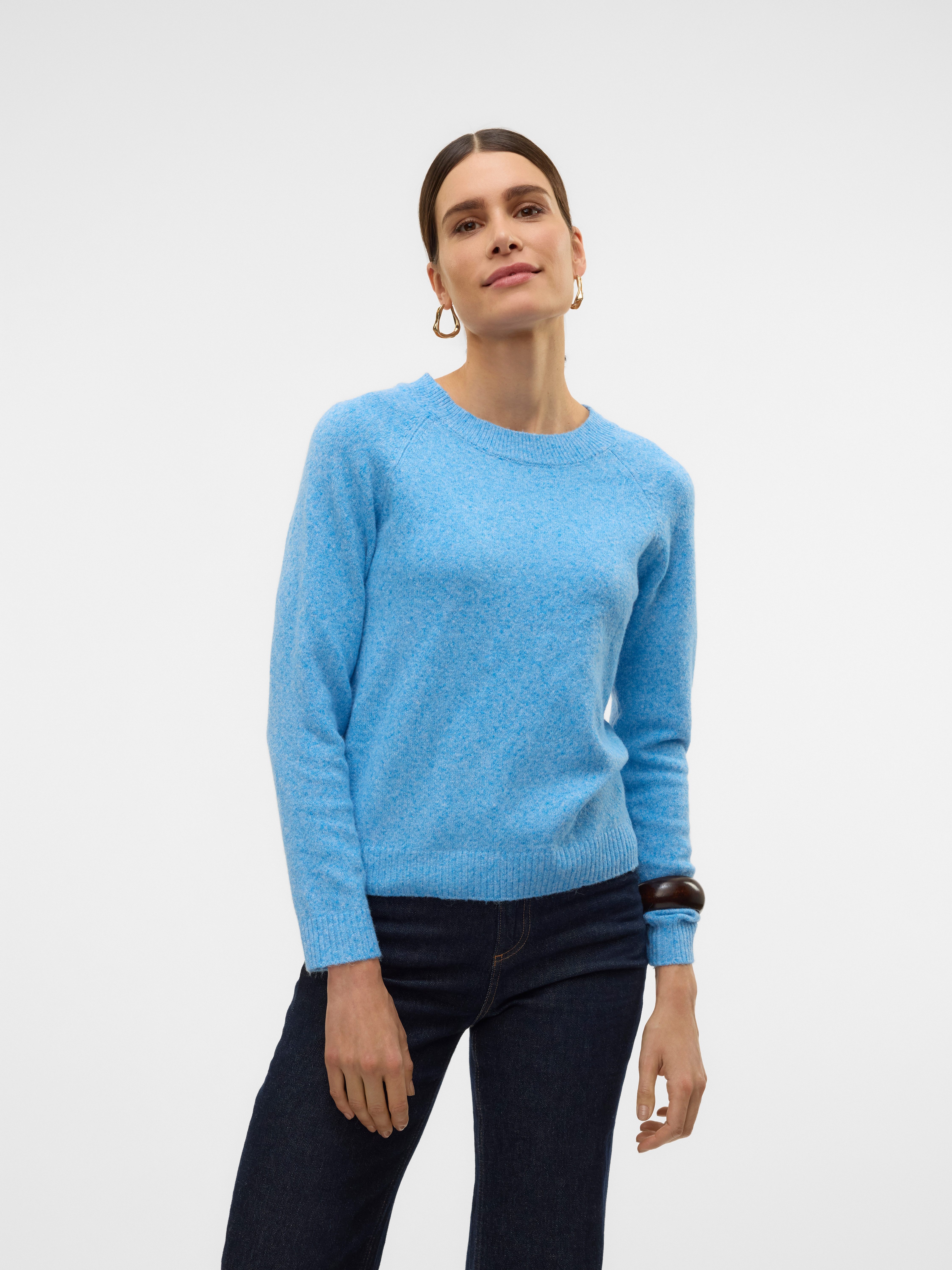 Vero Moda Rundhalspullover VMDOFFY LS O-NECK günstig online kaufen