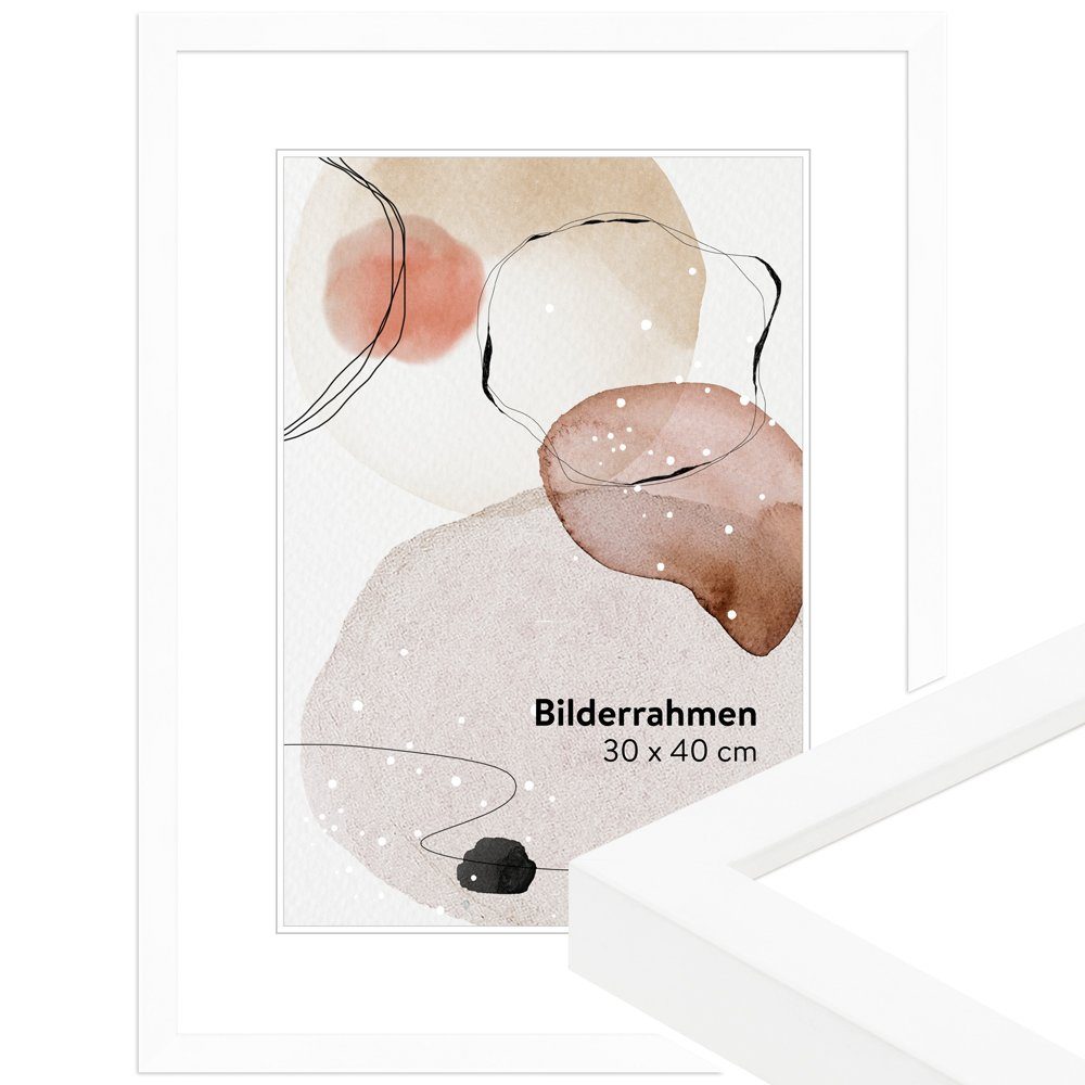 WANDStyle Bilderrahmen H950, Weiß, aus Massivholz günstig online kaufen