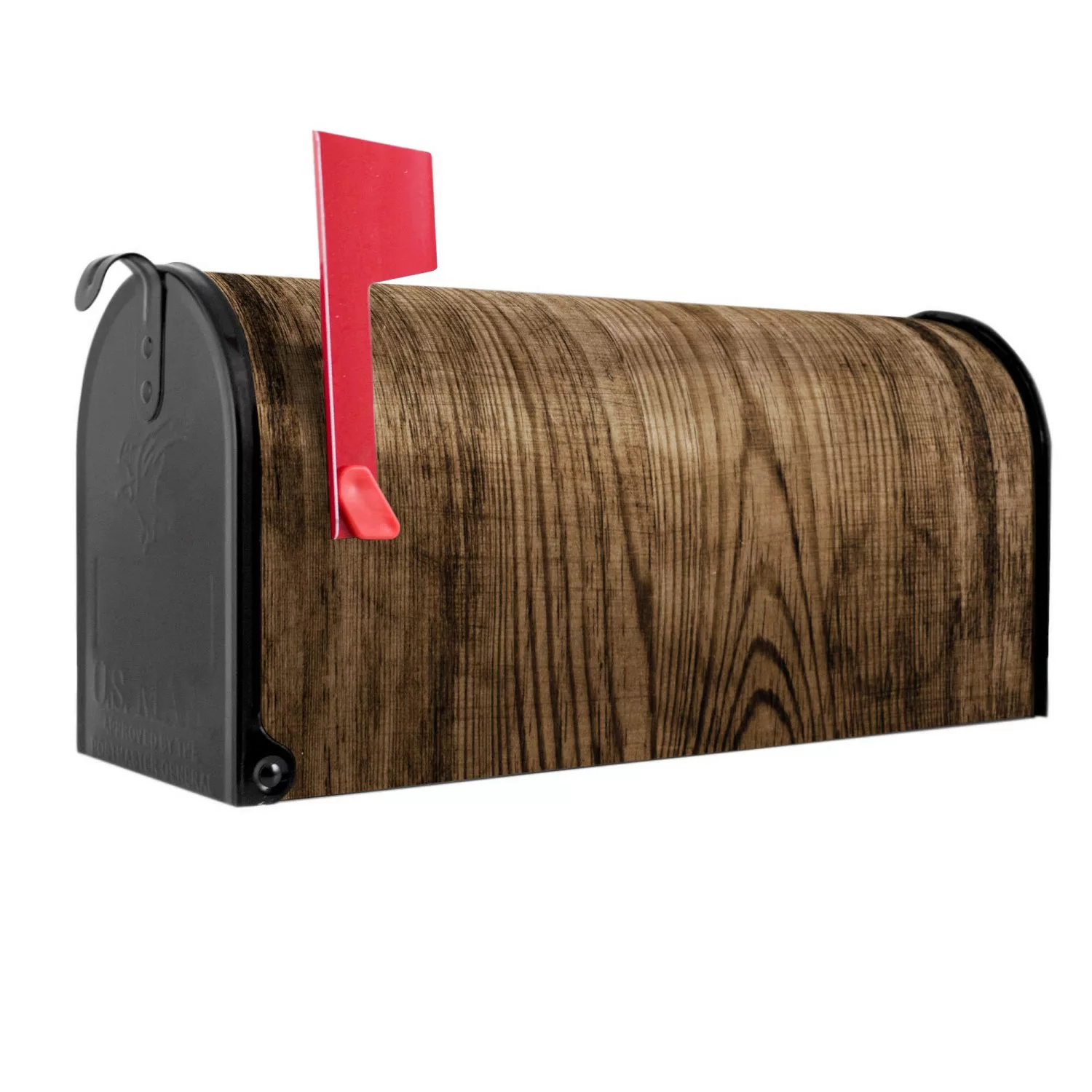 Banjado Amerikanischer Briefkasten Schwarz 48x22x16cm US Mailbox Letterbox günstig online kaufen