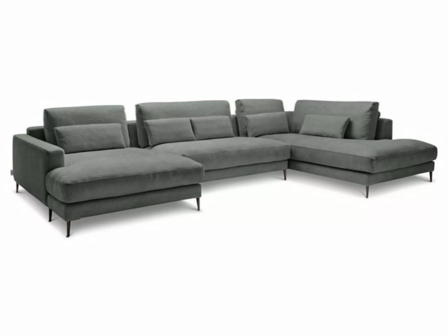 SANSIBAR Living Polsterecke Polsterecke SANSIBAR RÖMÖ U-F 170x223 cm grau E günstig online kaufen