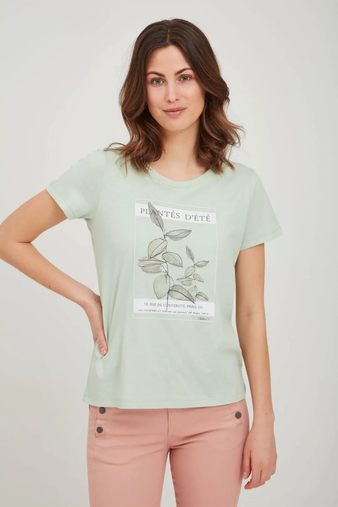 fransa T-Shirt "Fransa FRAmplant" günstig online kaufen