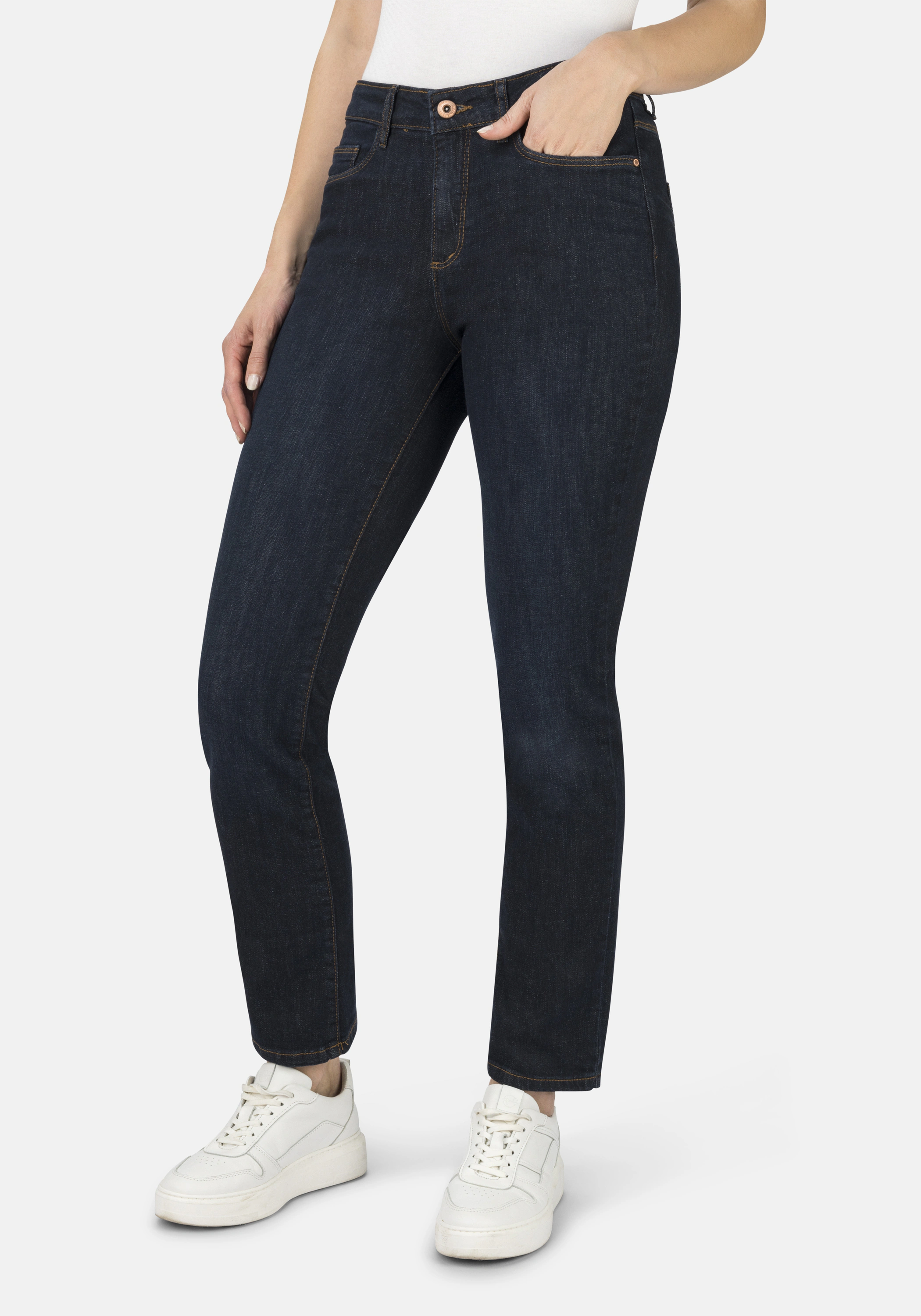 STOOKER WOMEN 5-Pocket-Jeans "Zermatt Denim Straight Fit", Straight Fit Cas günstig online kaufen